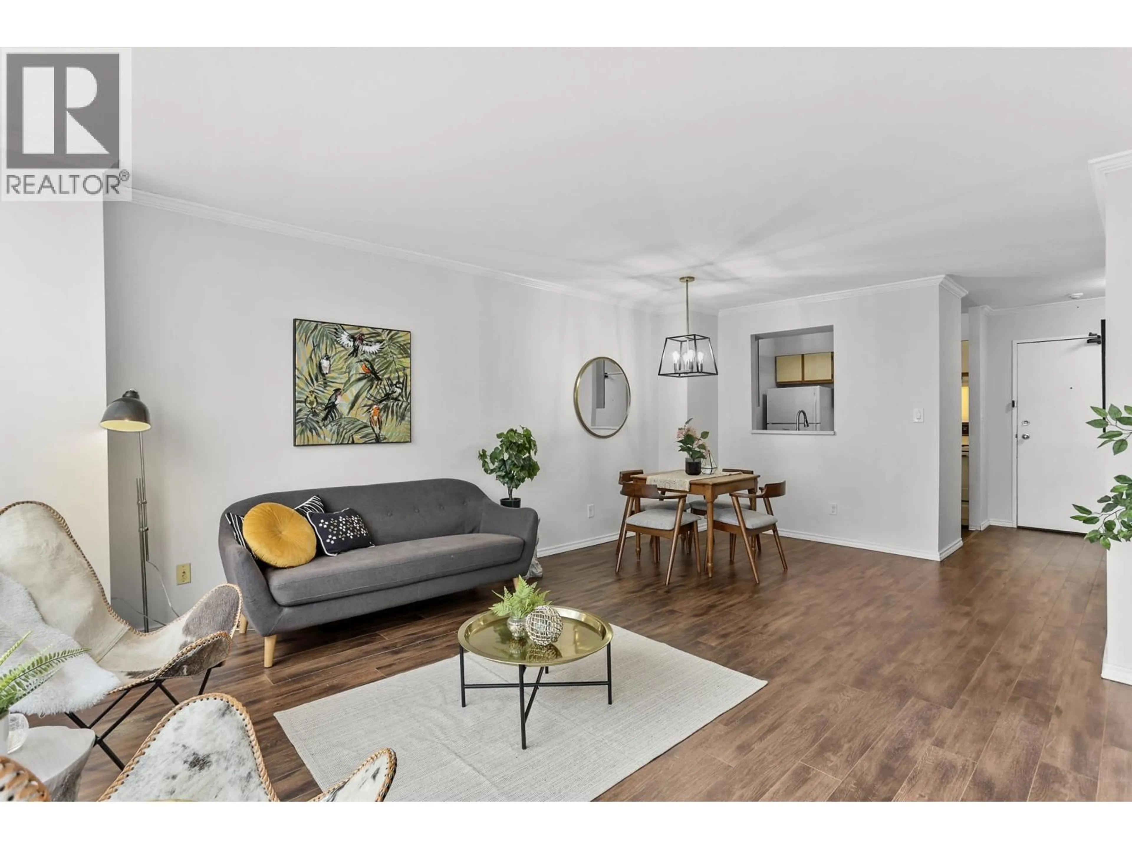 Living room with furniture, wood/laminate floor for 1202 - 11980 222 STREET, Maple Ridge British Columbia V2X0L8
