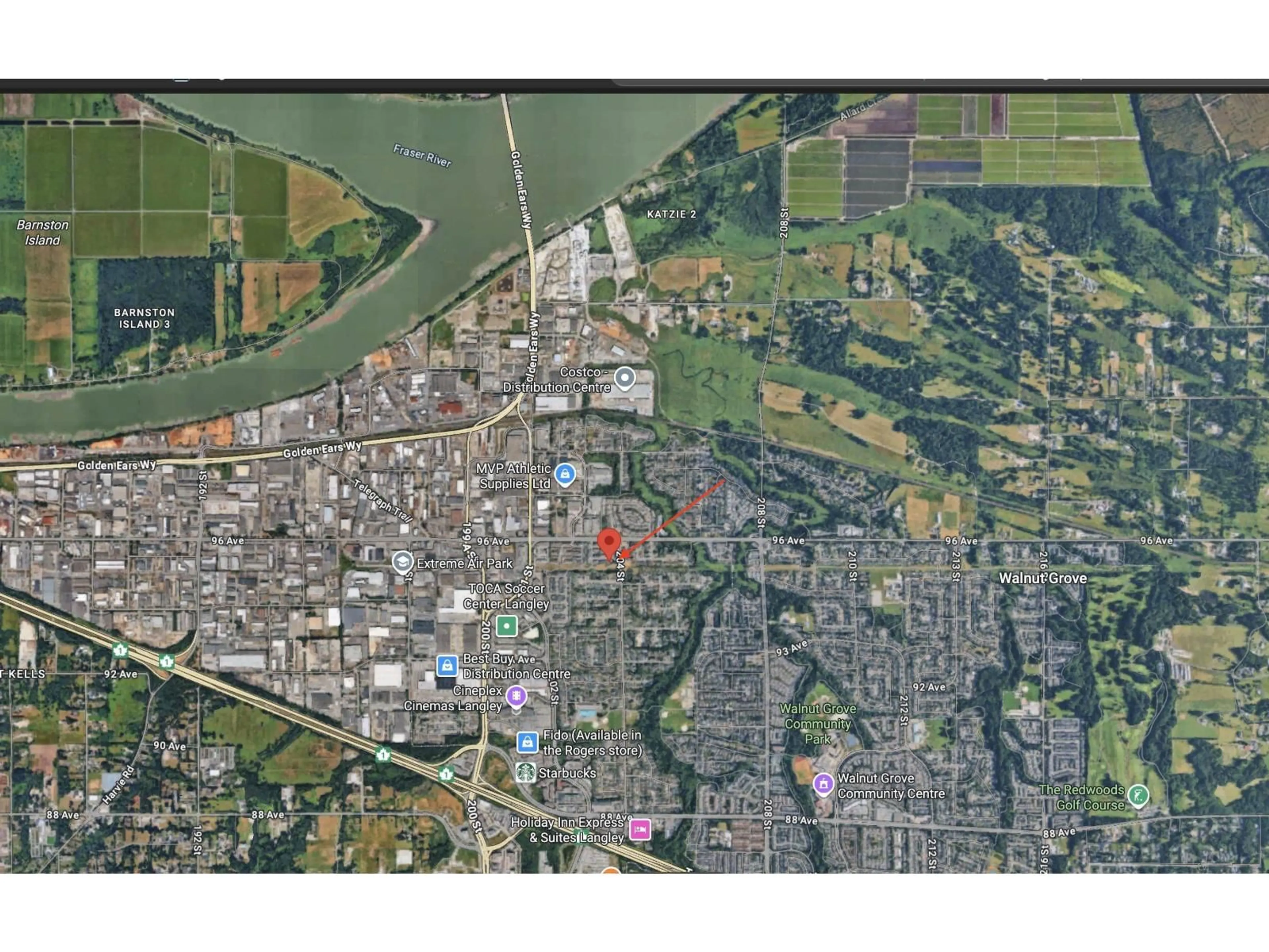 Picture of a map for 98 - 9525 204 STREET, Langley British Columbia V1M0B9