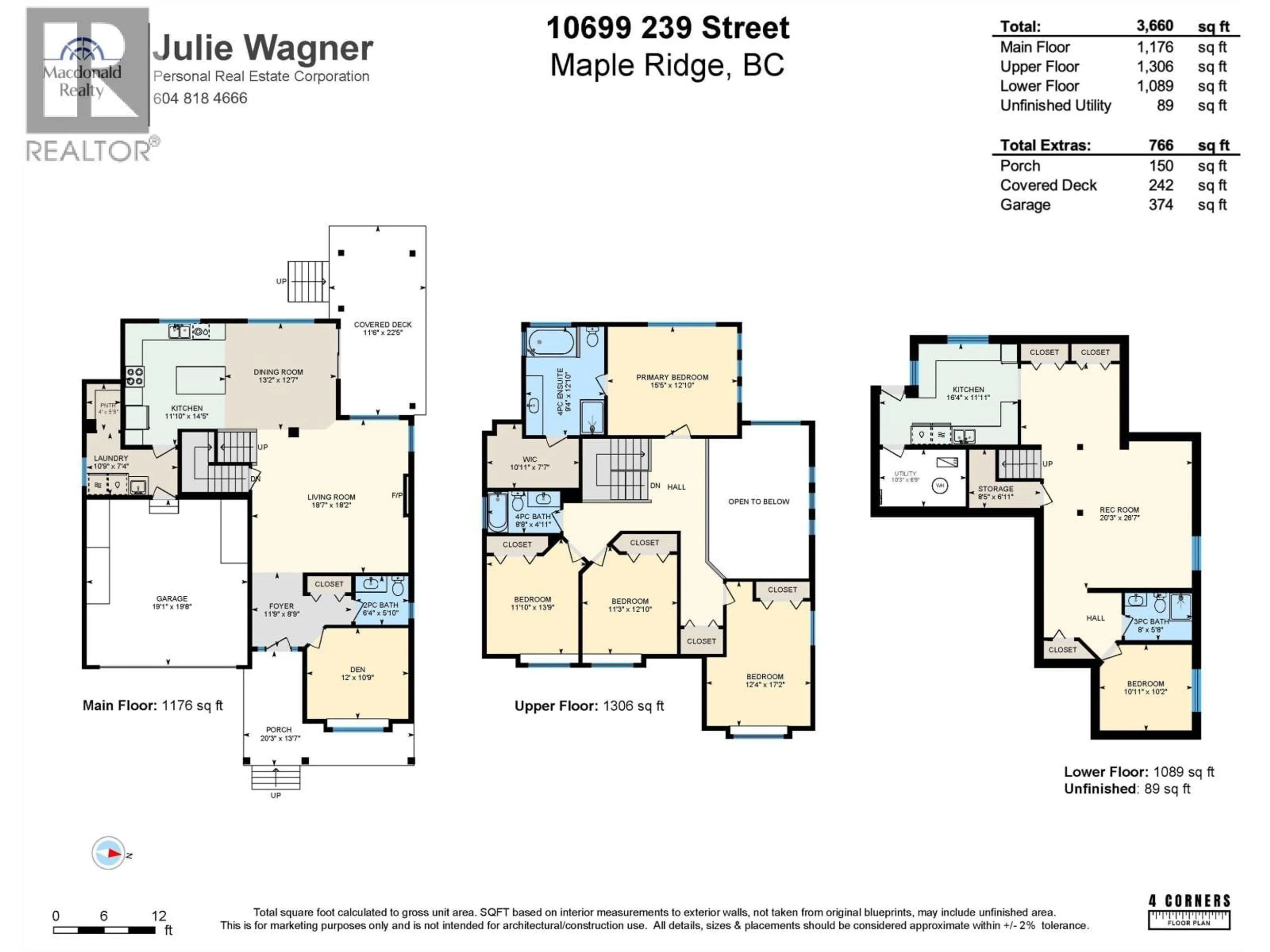 Floor plan for 10699 239 STREET, Maple Ridge British Columbia V2W0B3