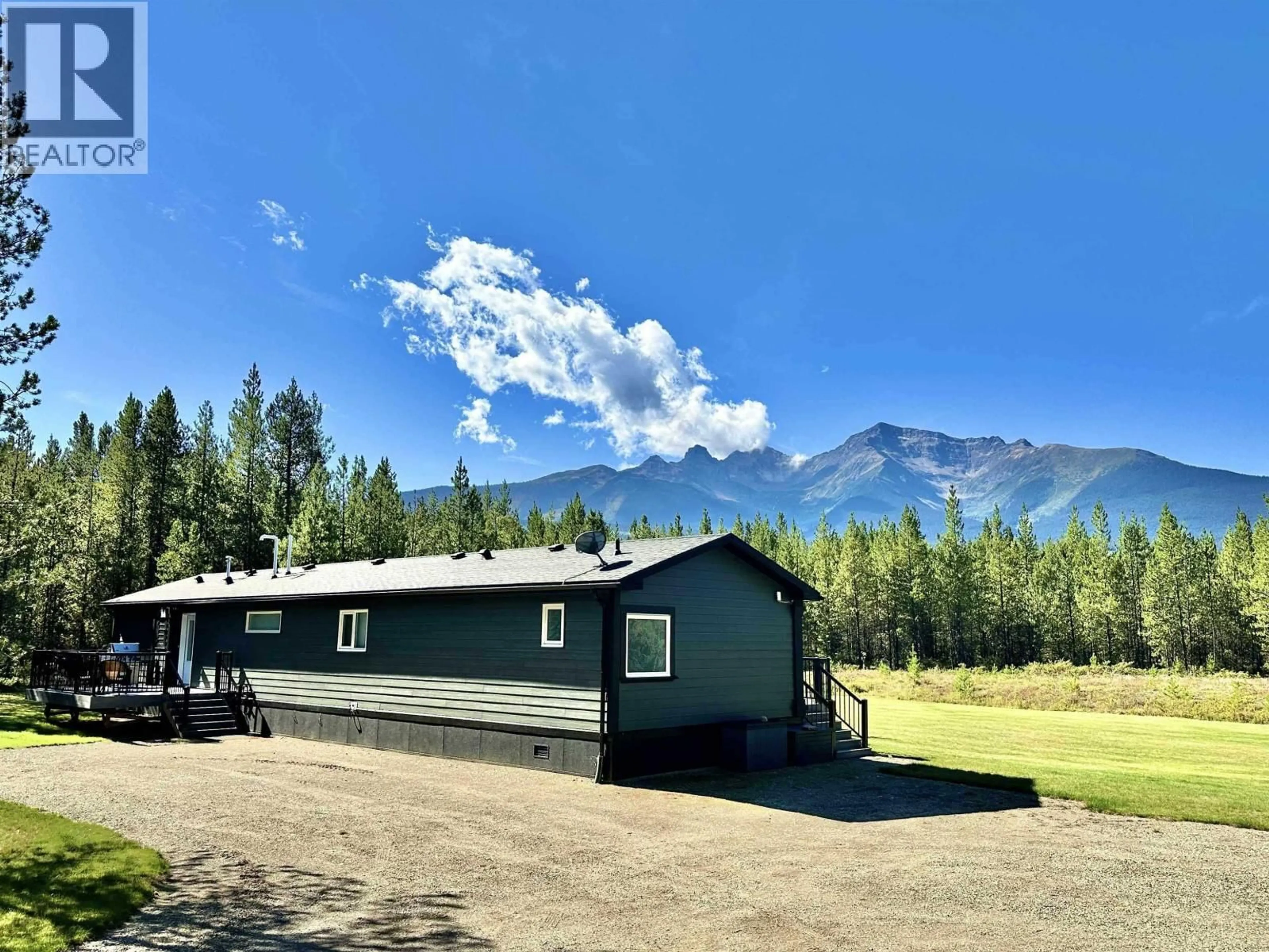 A pic from outside/outdoor area/front of a property/back of a property/a pic from drone, mountain view for 11975 BLACKMAN ROAD, Valemount British Columbia V0E2Z0