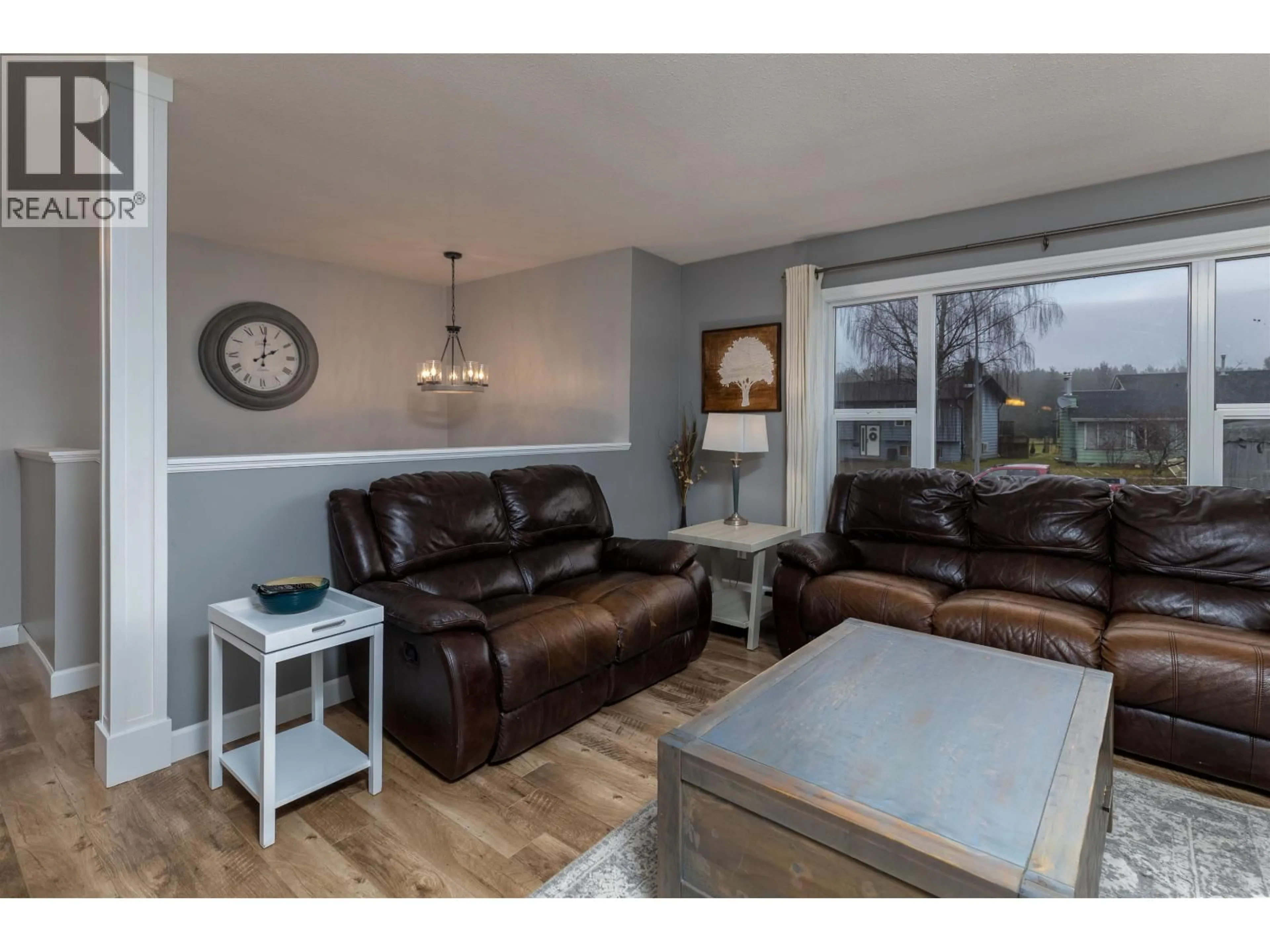 Living room with furniture, wood/laminate floor for 5331 MOUNTAIN VISTA DRIVE, Terrace British Columbia V8G4X4