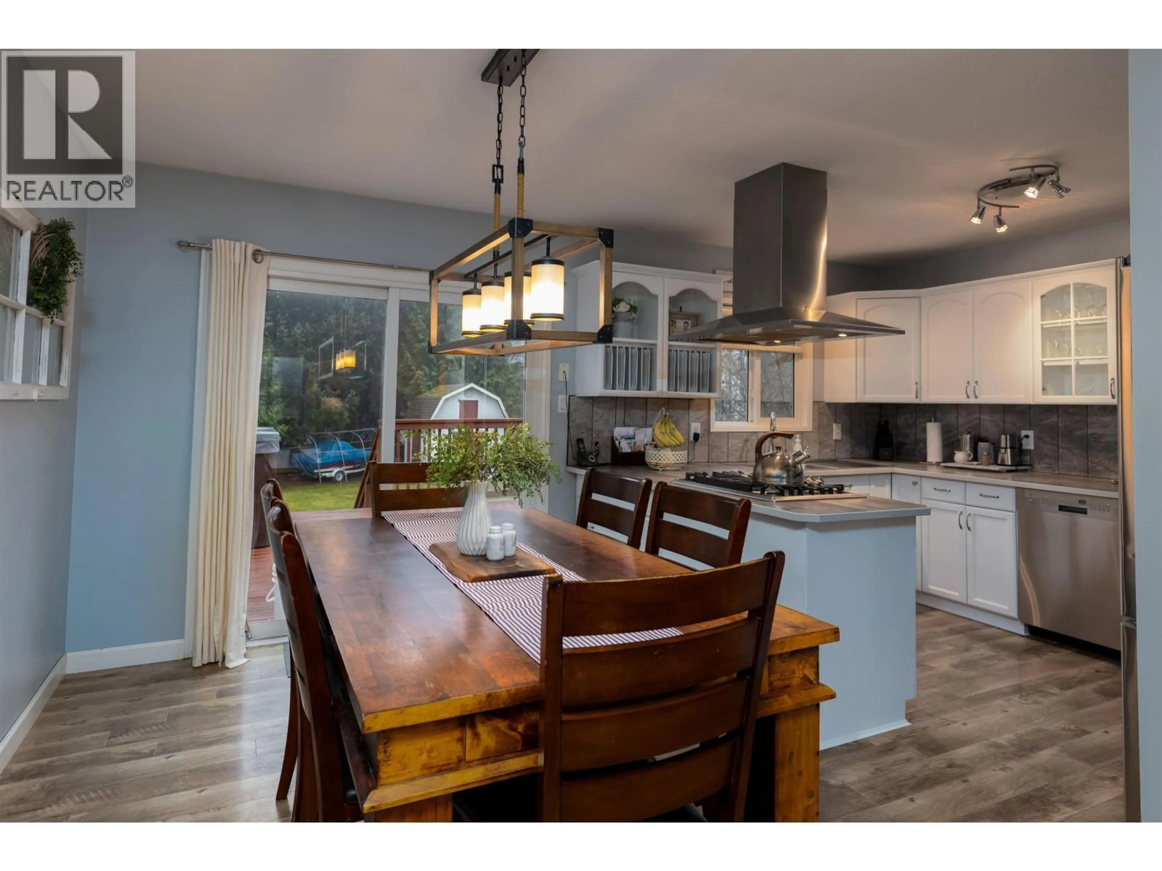 Open concept kitchen, wood/laminate floor for 5331 MOUNTAIN VISTA DRIVE, Terrace British Columbia V8G4X4