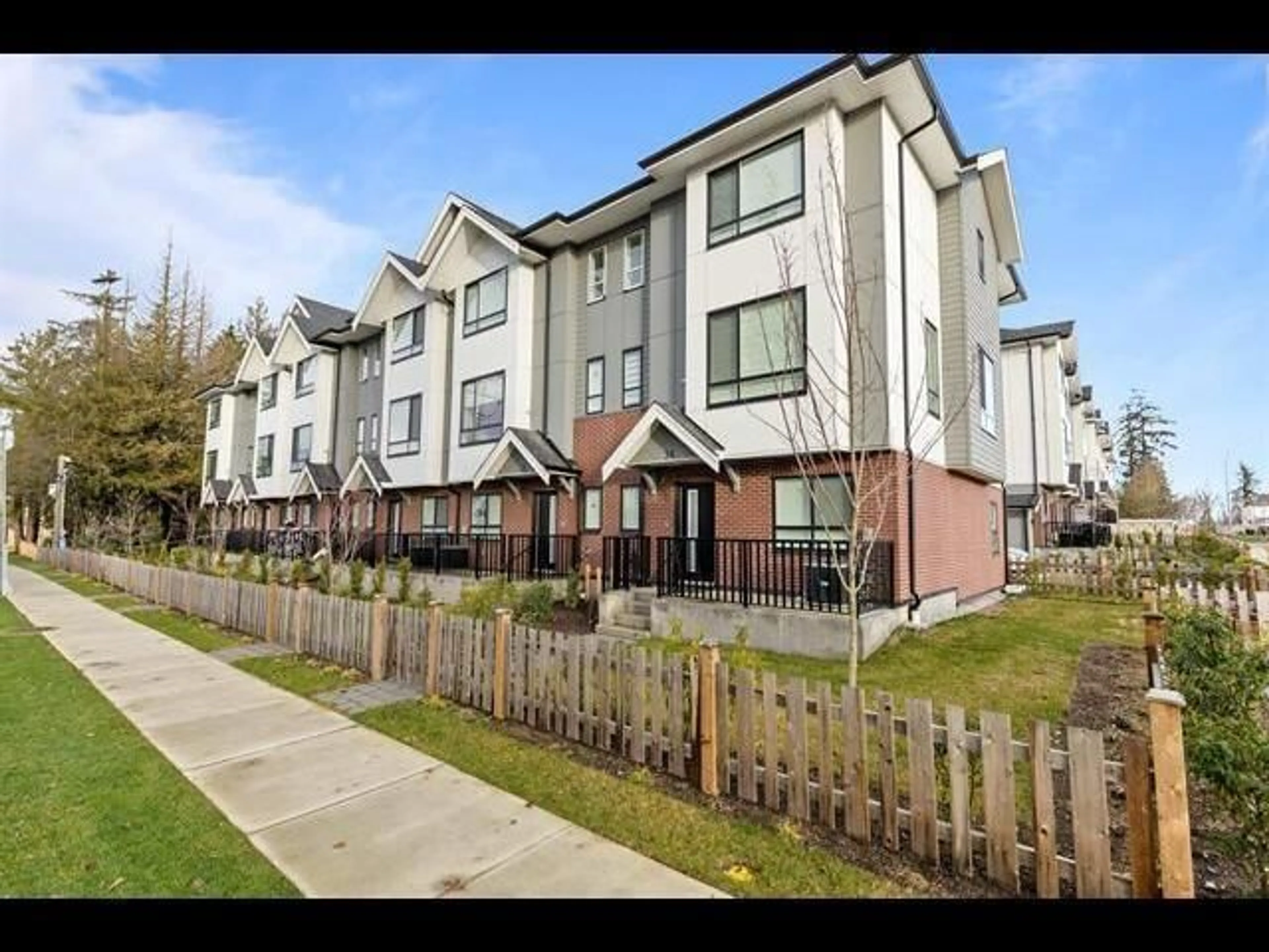 A pic from outside/outdoor area/front of a property/back of a property/a pic from drone, street for 30 - 12635 63 AVENUE, Surrey British Columbia V3X1T9