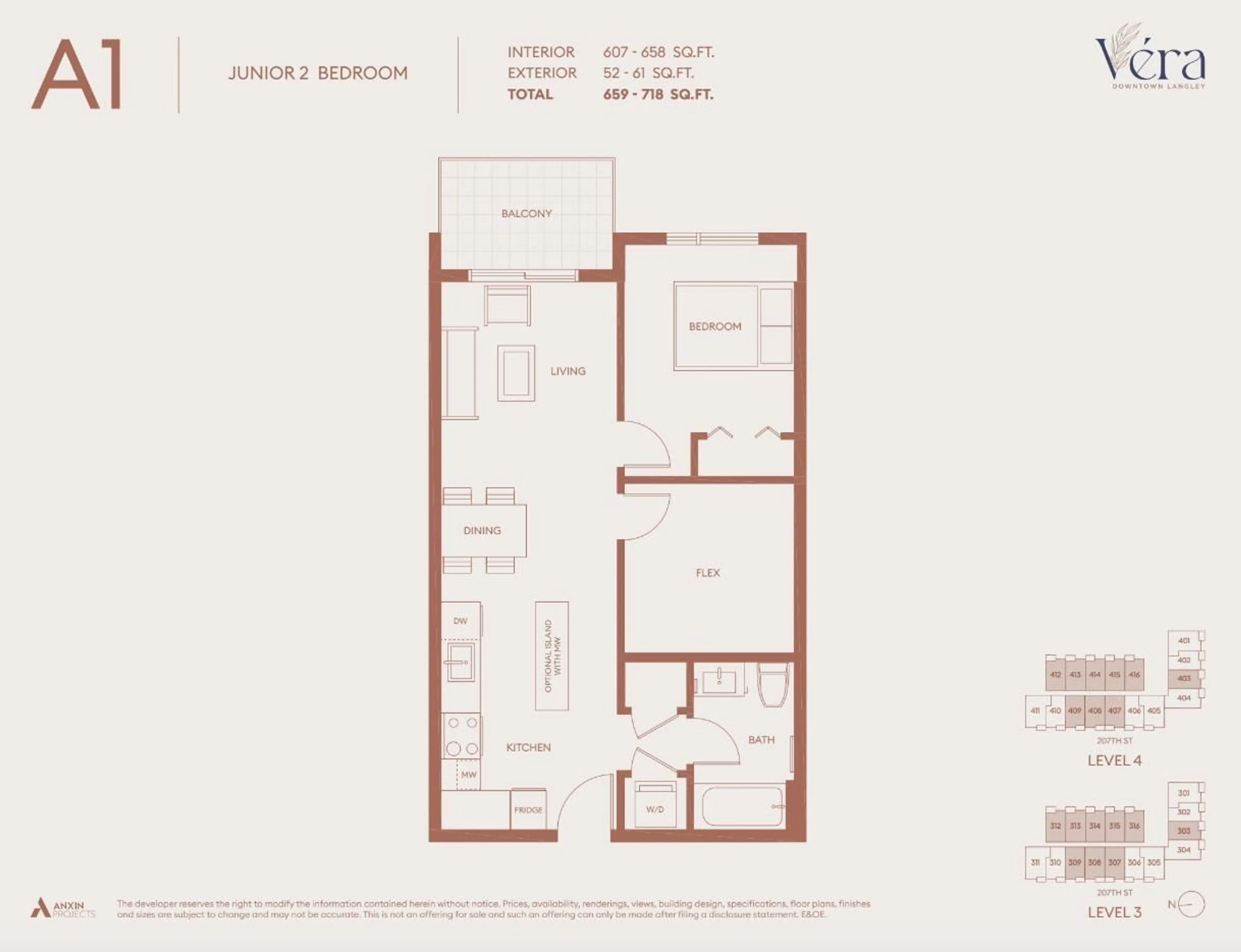 Floor plan for 309 - 5398 207 STREET, Surrey British Columbia V3A2G1