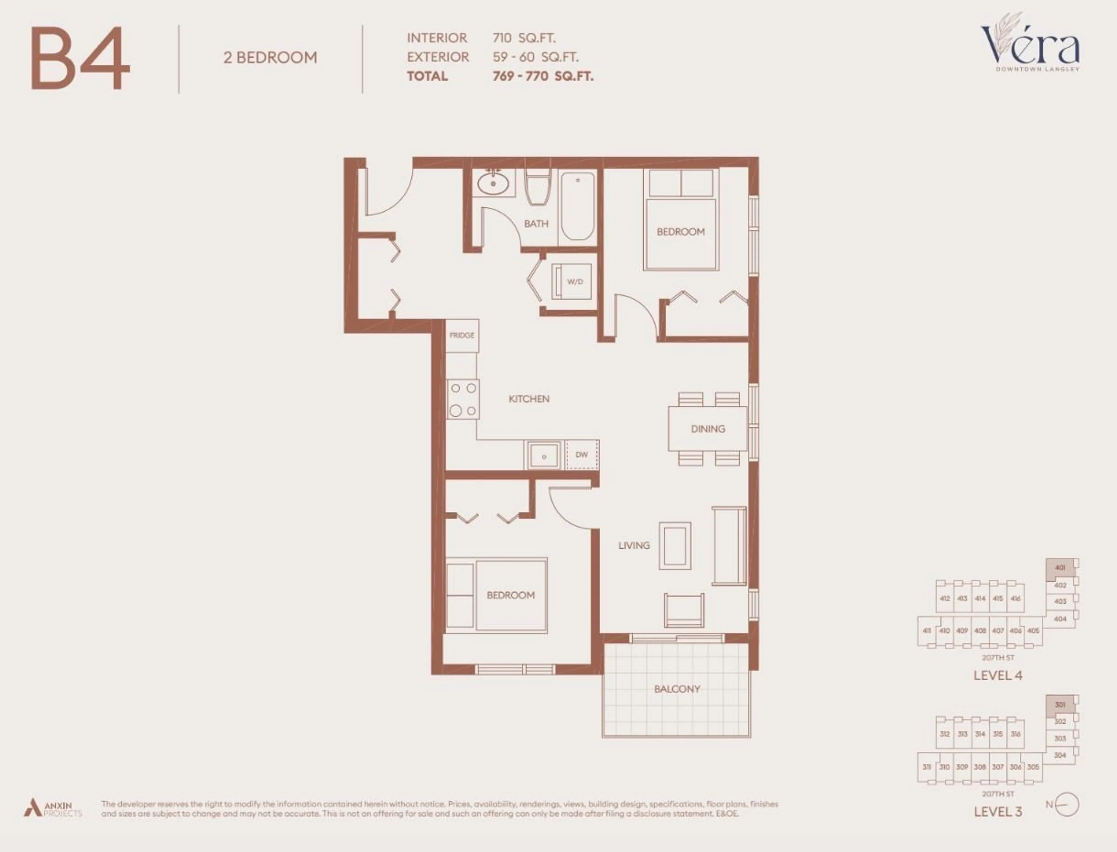 Floor plan for 301 - 5398 207 STREET, Surrey British Columbia V3A2G1