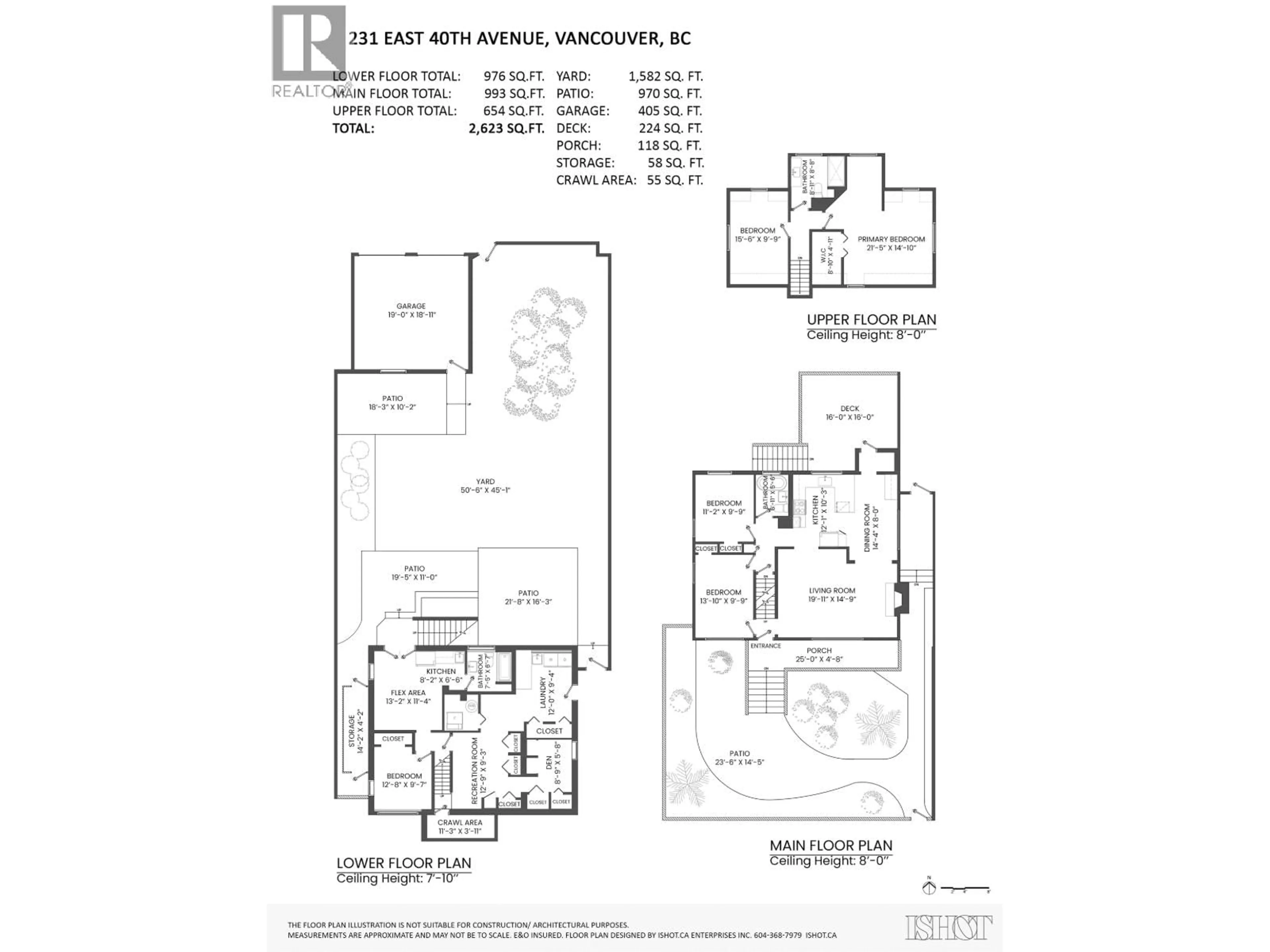 Floor plan for 231 40TH AVENUE, Vancouver British Columbia V5W1L7