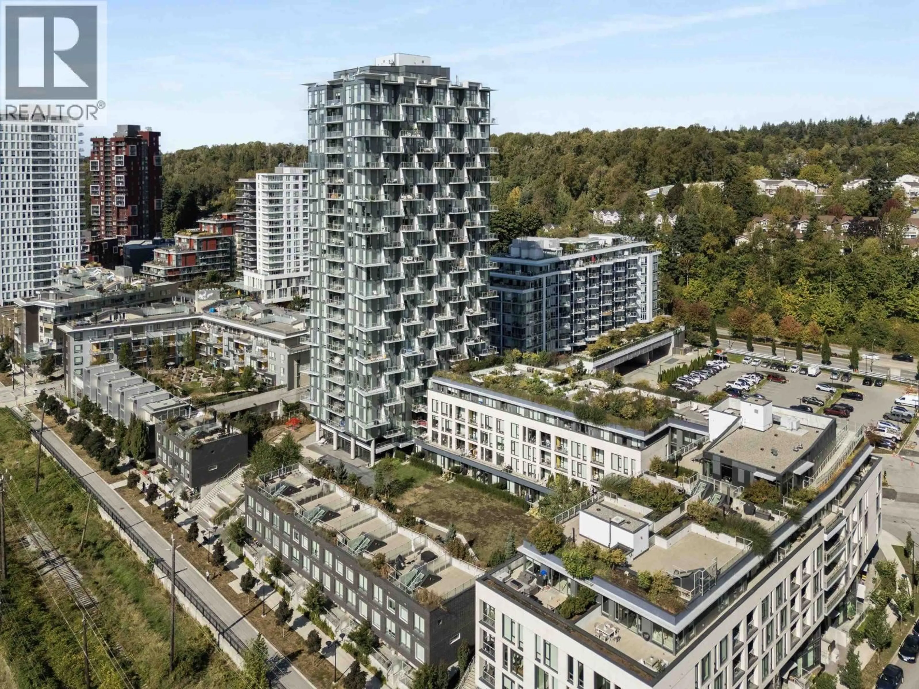 A pic from outside/outdoor area/front of a property/back of a property/a pic from drone, city buildings view from balcony for 553 - 8575 RIVERGRASS DRIVE, Vancouver British Columbia V5S0J7