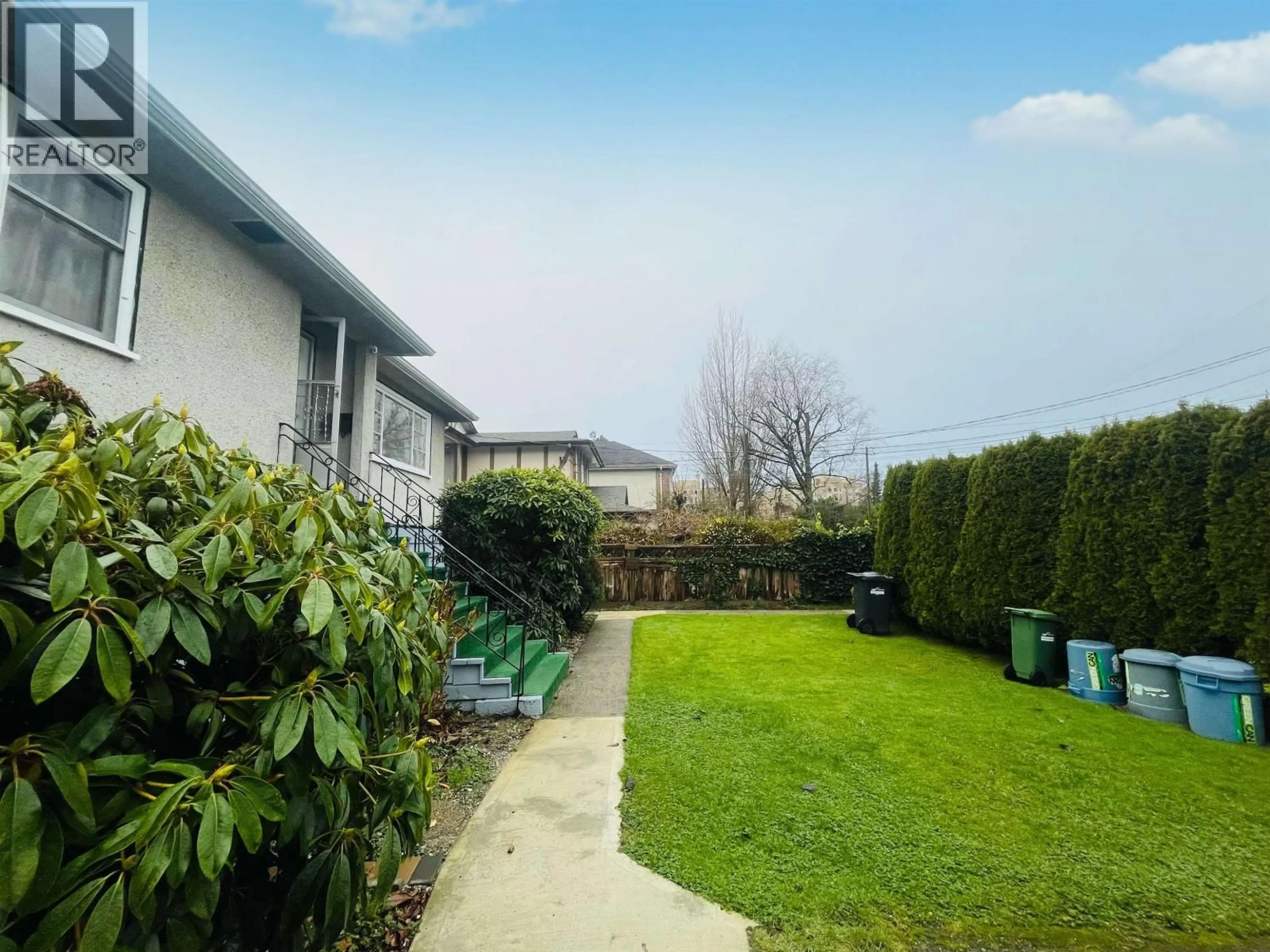A pic from outside/outdoor area/front of a property/back of a property/a pic from drone, street for 7600 ACHESON ROAD, Richmond British Columbia V6Y1M9