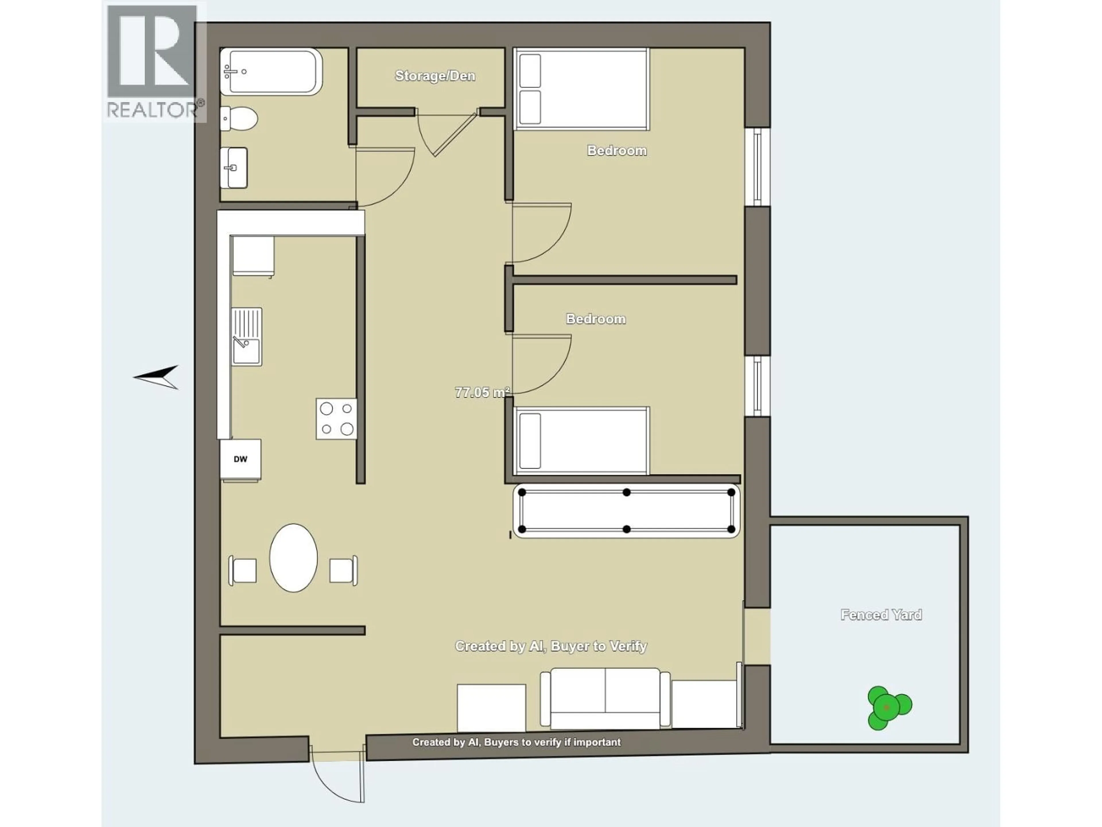Floor plan for 106 - 7260 LINDSAY ROAD, Richmond British Columbia V7C3M7