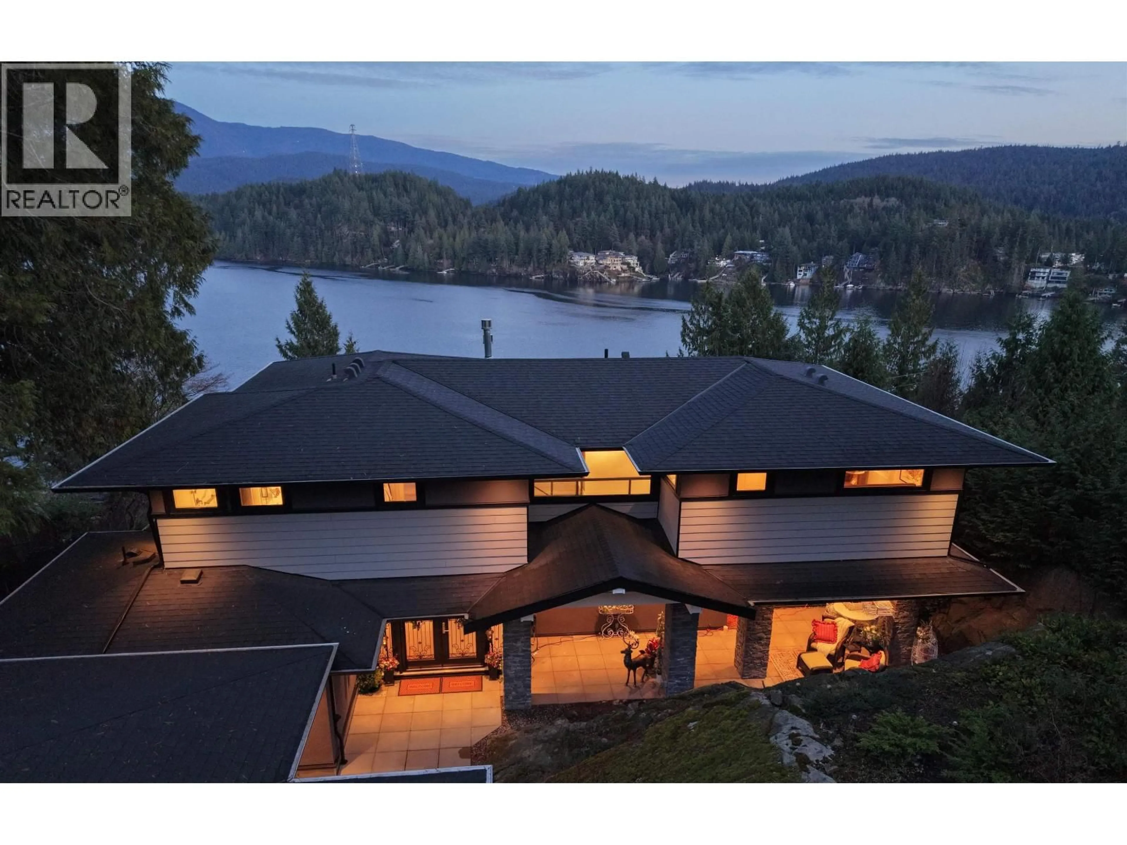 A pic from outside/outdoor area/front of a property/back of a property/a pic from drone, water/lake/river/ocean view for 1812 CARDINAL CRESCENT, North Vancouver British Columbia V7G1Y2
