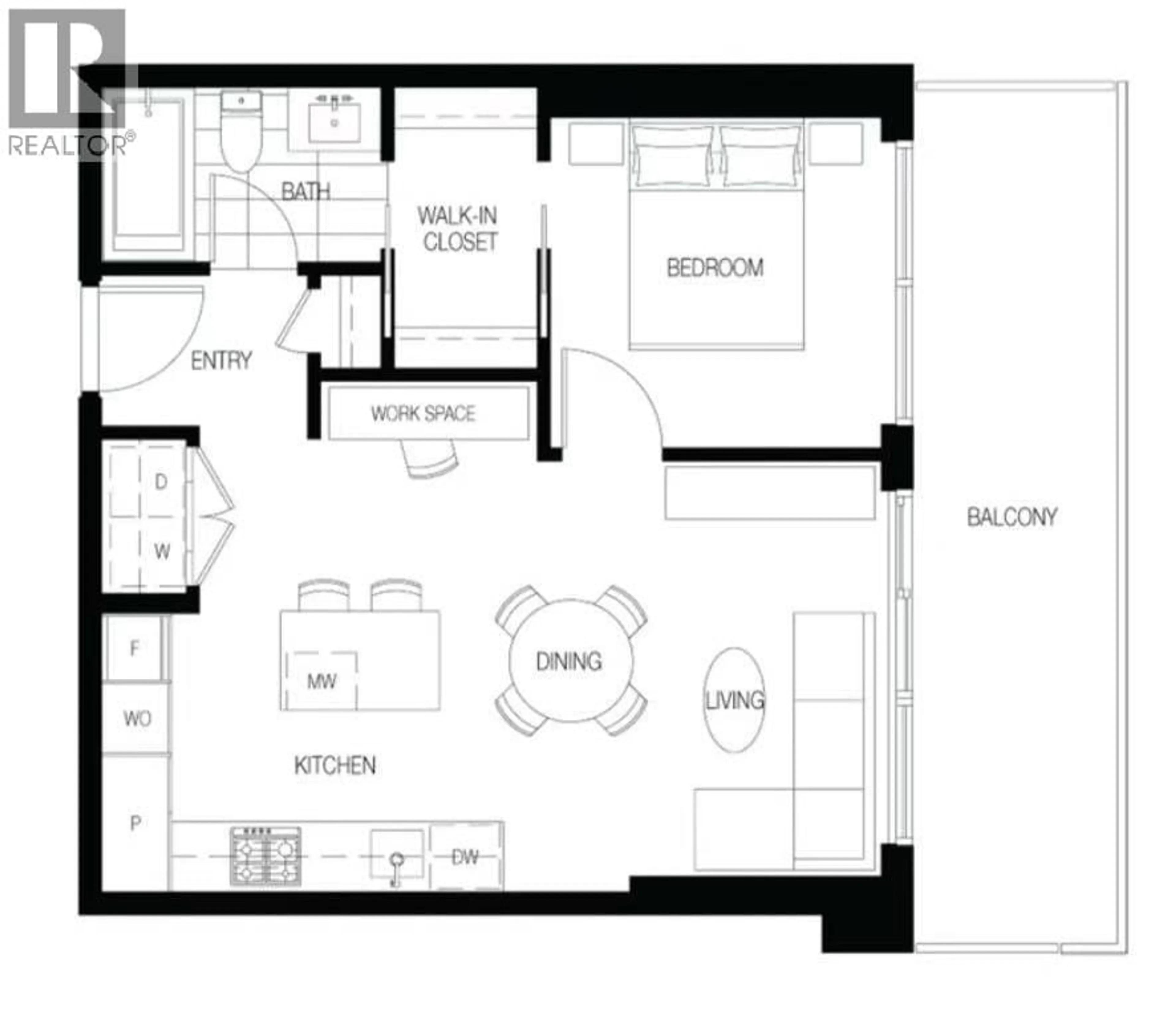 Floor plan for 4704 - 3809 EVERGREEN PLACE, Burnaby British Columbia V3J0M1