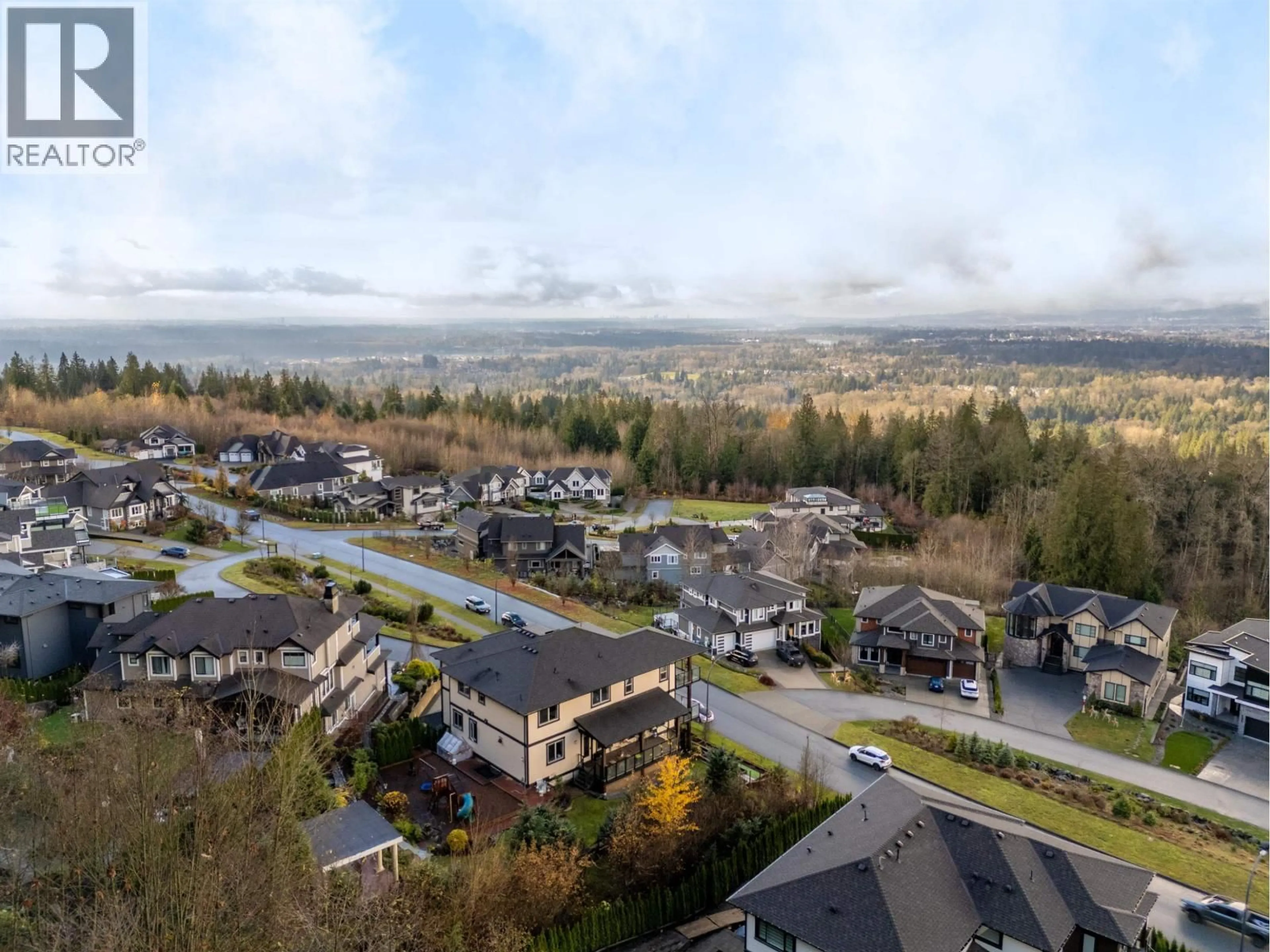 A pic from outside/outdoor area/front of a property/back of a property/a pic from drone, mountain view for 11000 CARMICHAEL STREET, Maple Ridge British Columbia V2W0H3