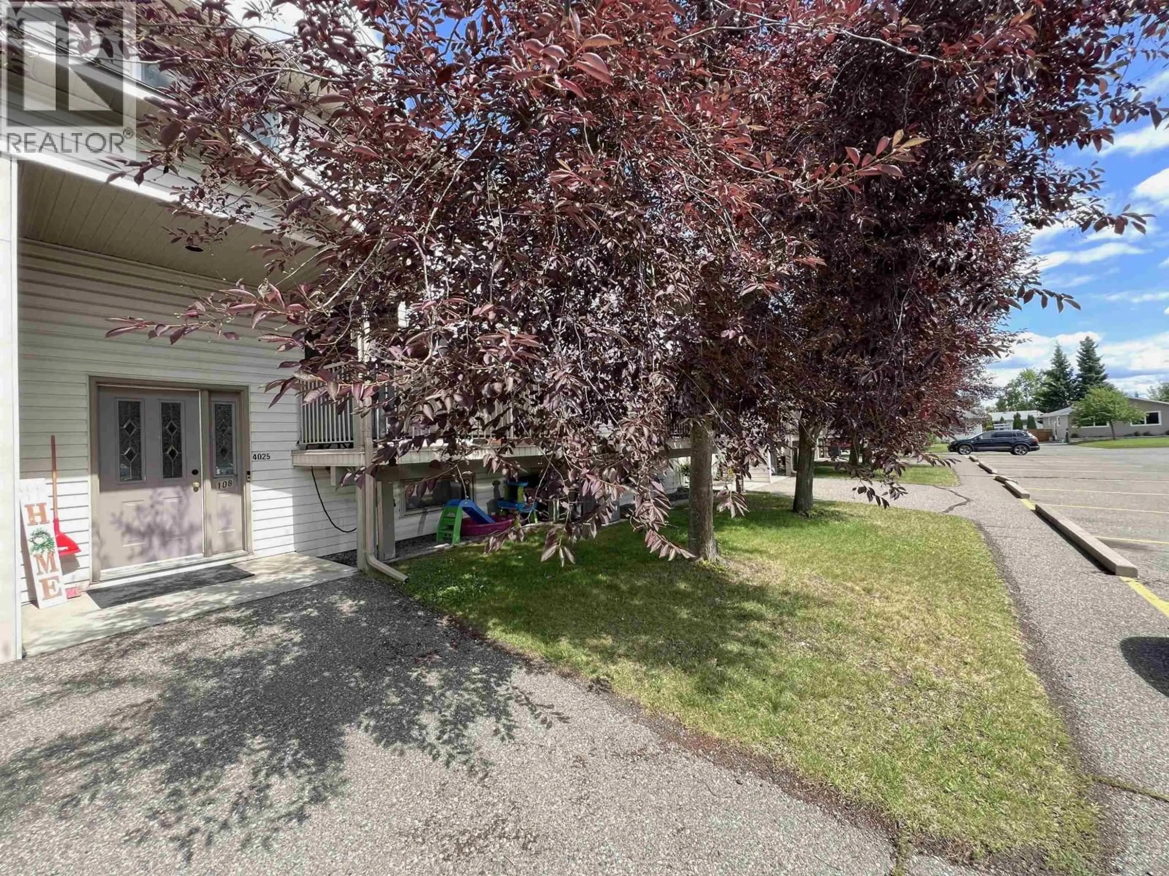 A pic from outside/outdoor area/front of a property/back of a property/a pic from drone, street for 108 - 4025 22ND AVENUE, Prince George British Columbia V2N4Y9