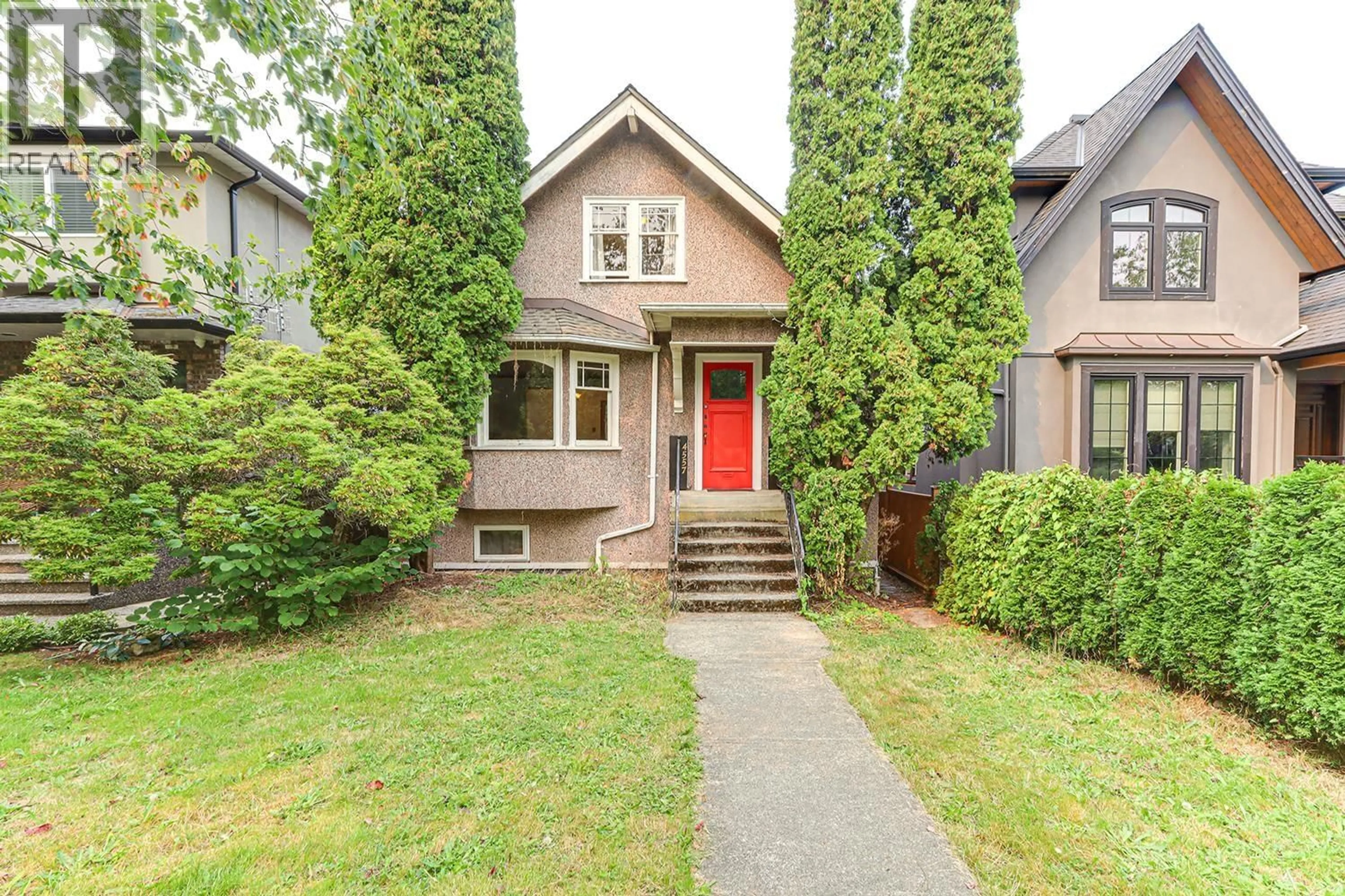 Home with brick exterior material, street for 4557 14TH AVENUE, Vancouver British Columbia V6R2Y5