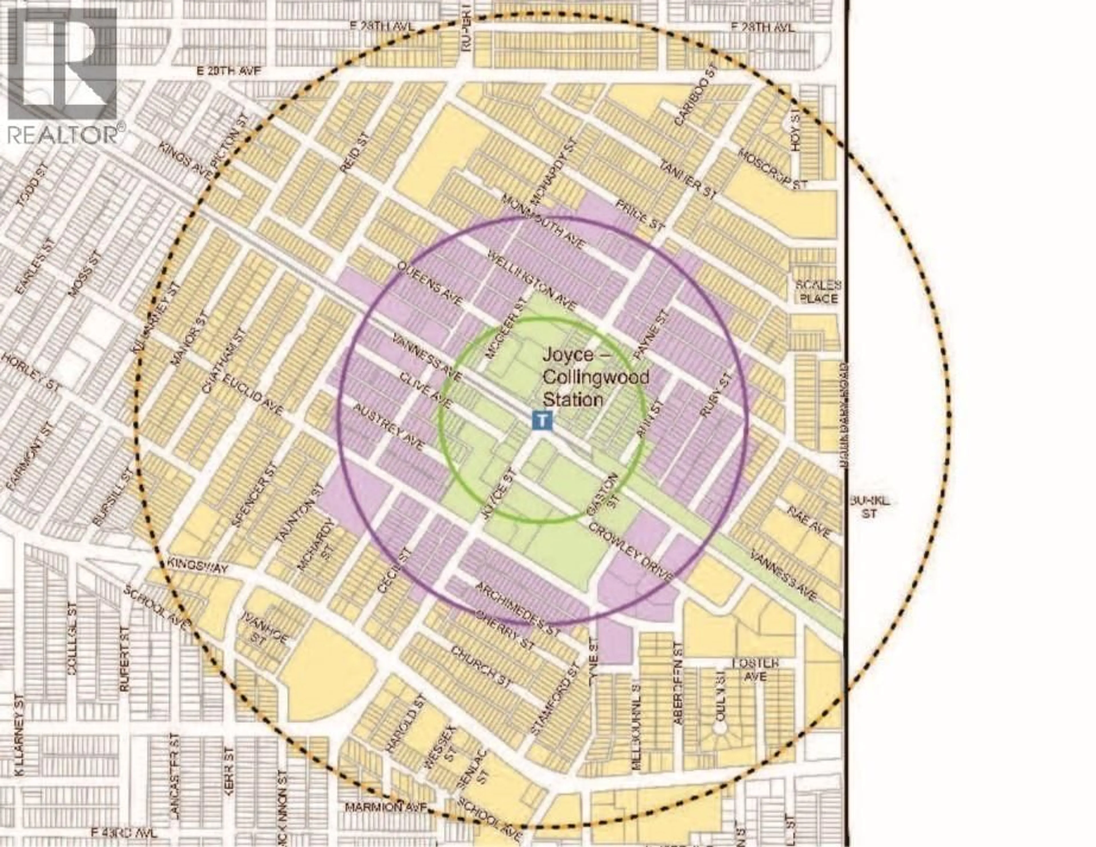 Picture of a map for 5416 JOYCE STREET, Vancouver British Columbia V5R4H5