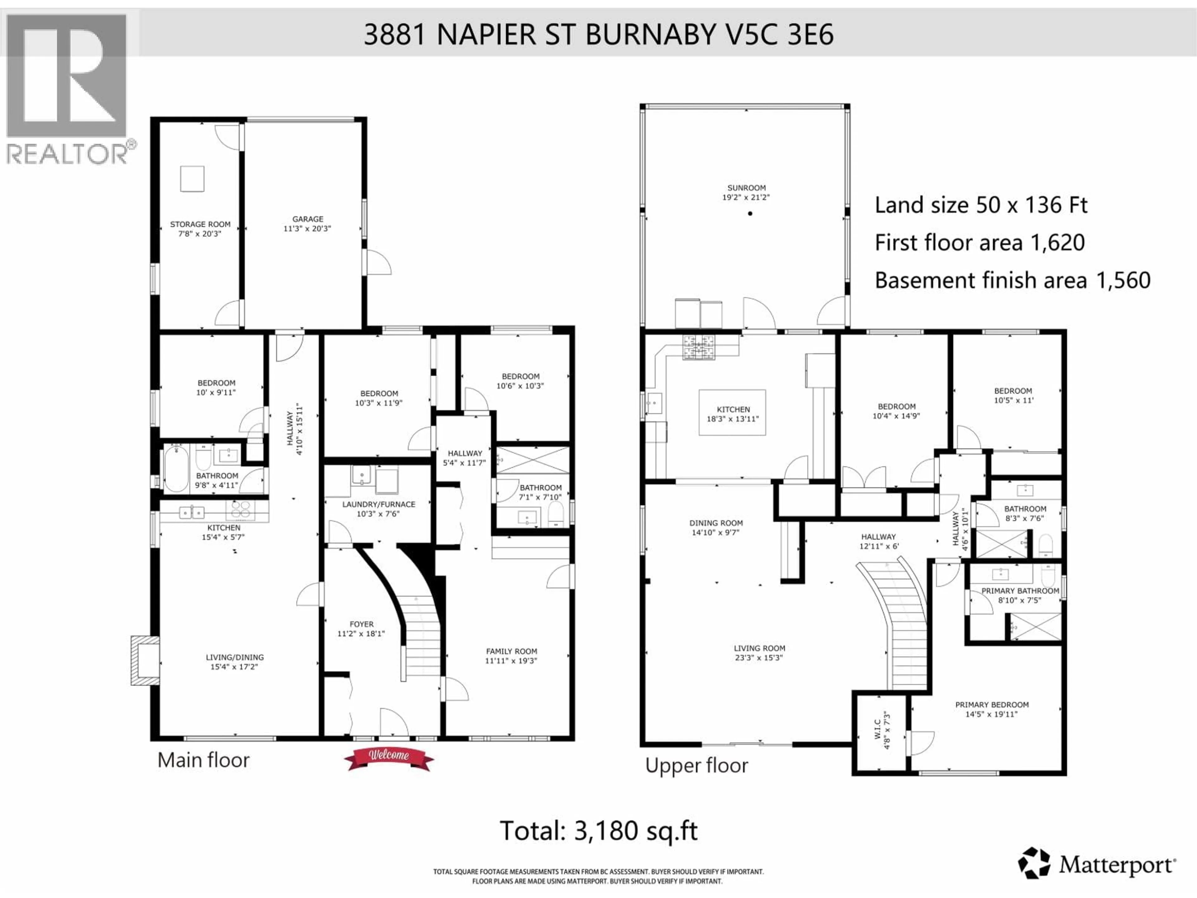 Floor plan for 3881 NAPIER STREET, Burnaby British Columbia V5C3E6