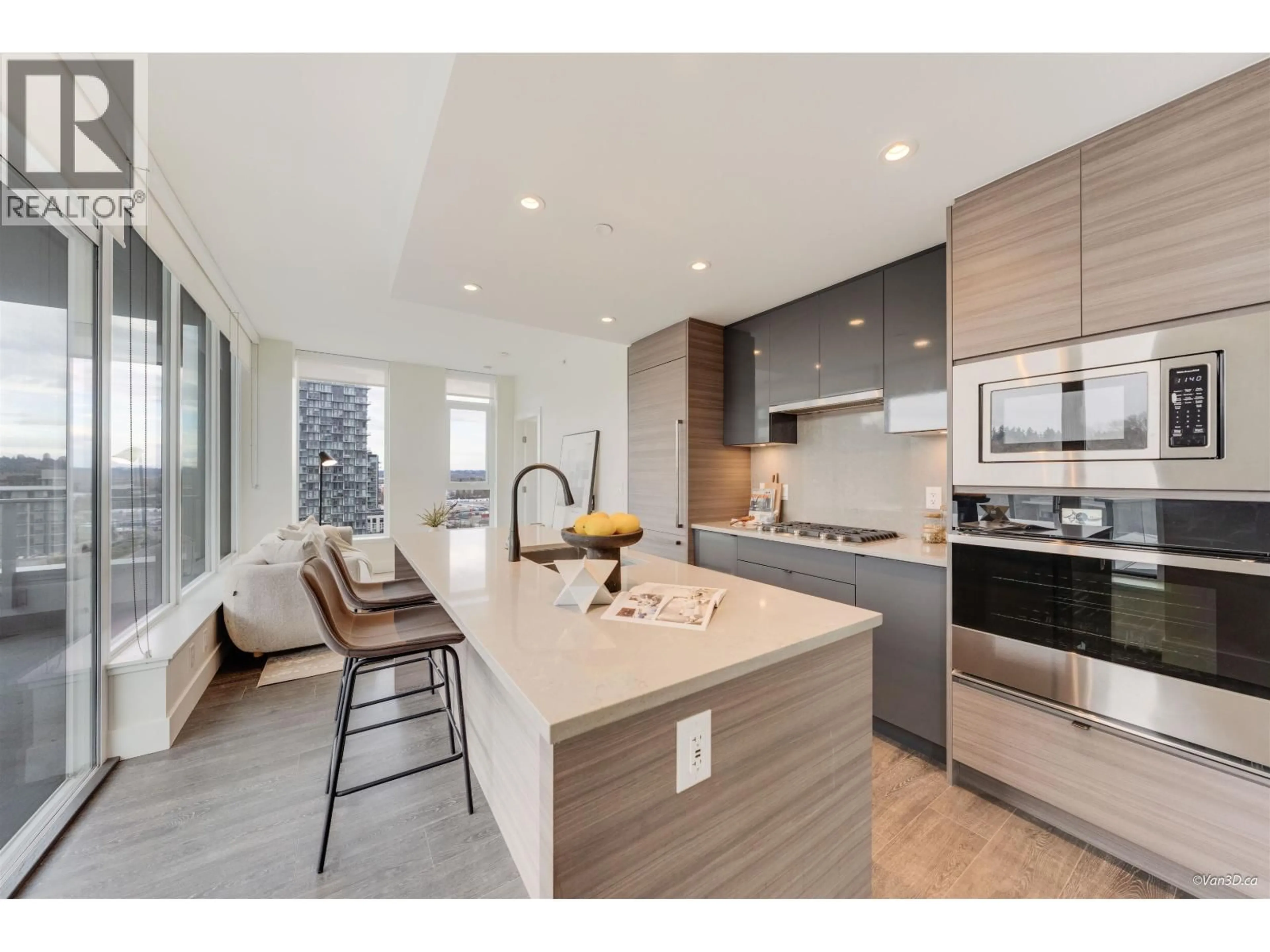 Open concept kitchen, unknown for 1307 - 3438 SAWMILL CRESCENT, Vancouver British Columbia V5S0E3