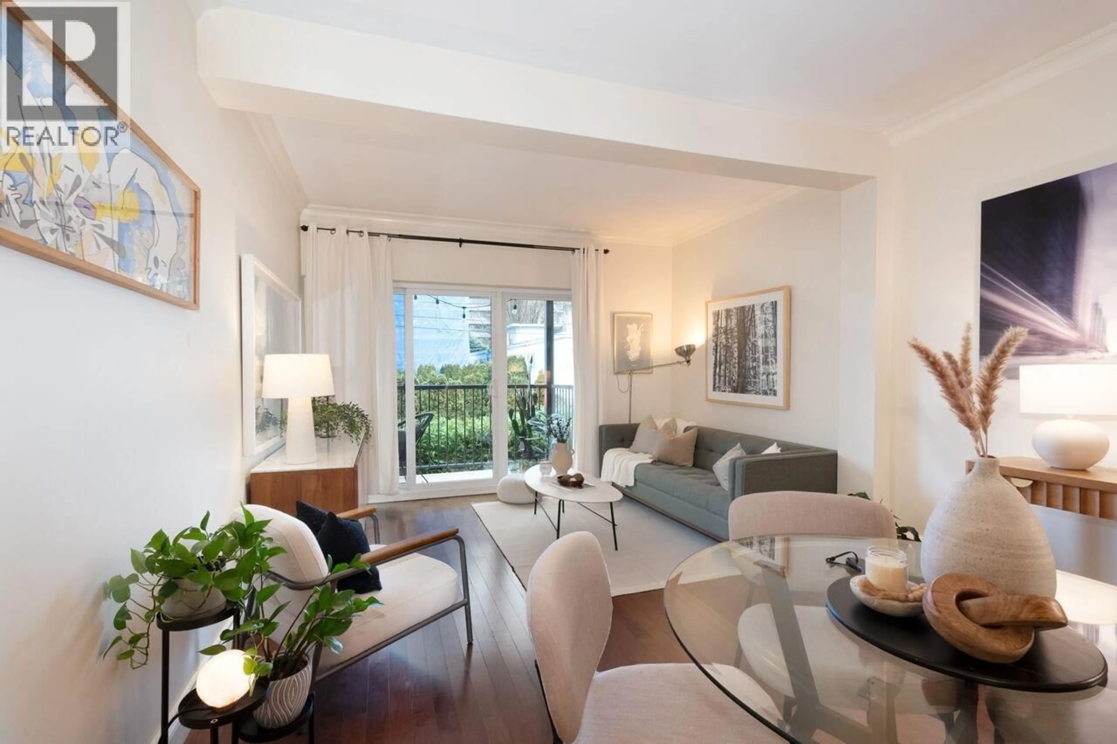 Living room with furniture, unknown for 308 - 1655 NELSON STREET, Vancouver British Columbia V6G1M4