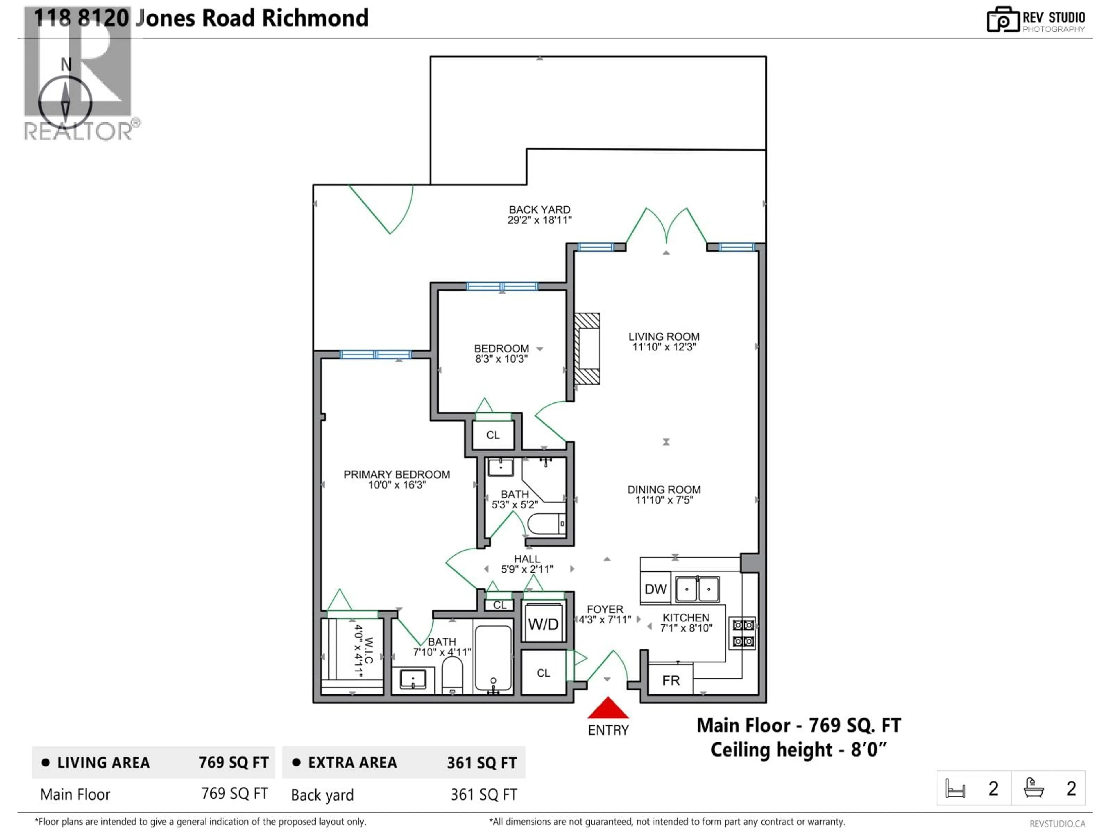 Floor plan for 118 - 8120 JONES ROAD, Richmond British Columbia V6Y4K7