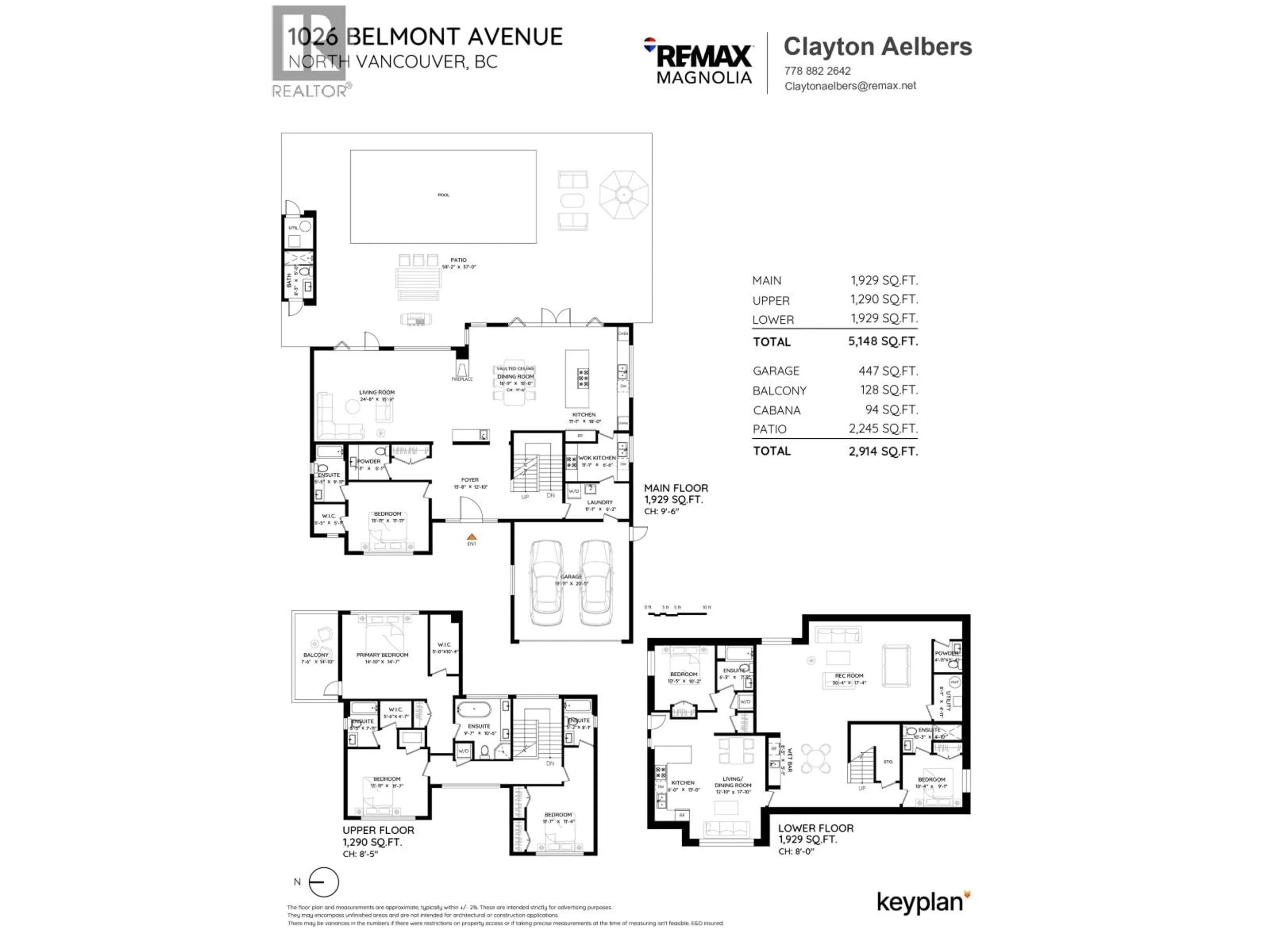 Floor plan for 1026 BELMONT AVENUE, North Vancouver British Columbia V7R1K2