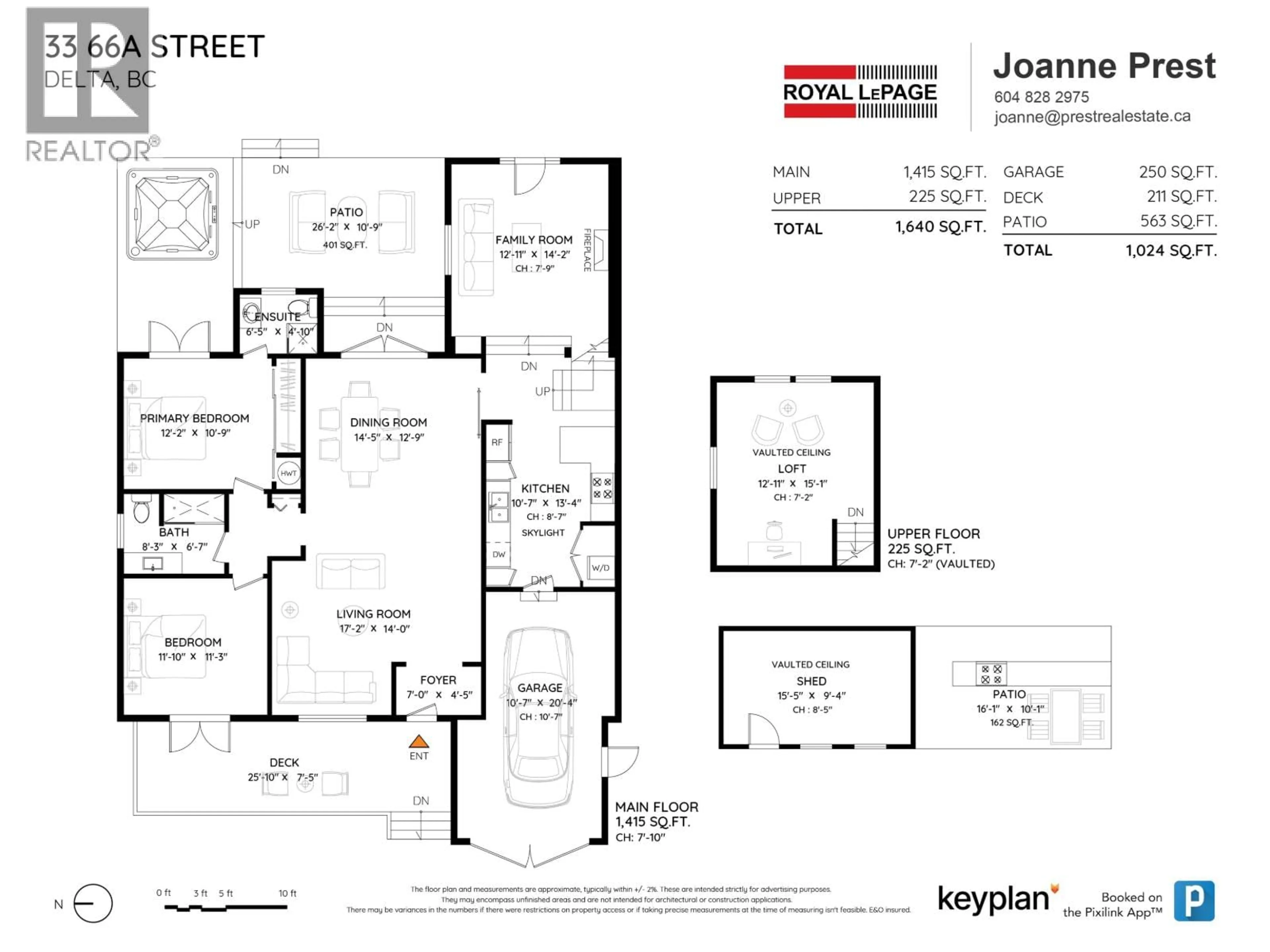 Floor plan for 33 66A STREET, Delta British Columbia V4L1M3