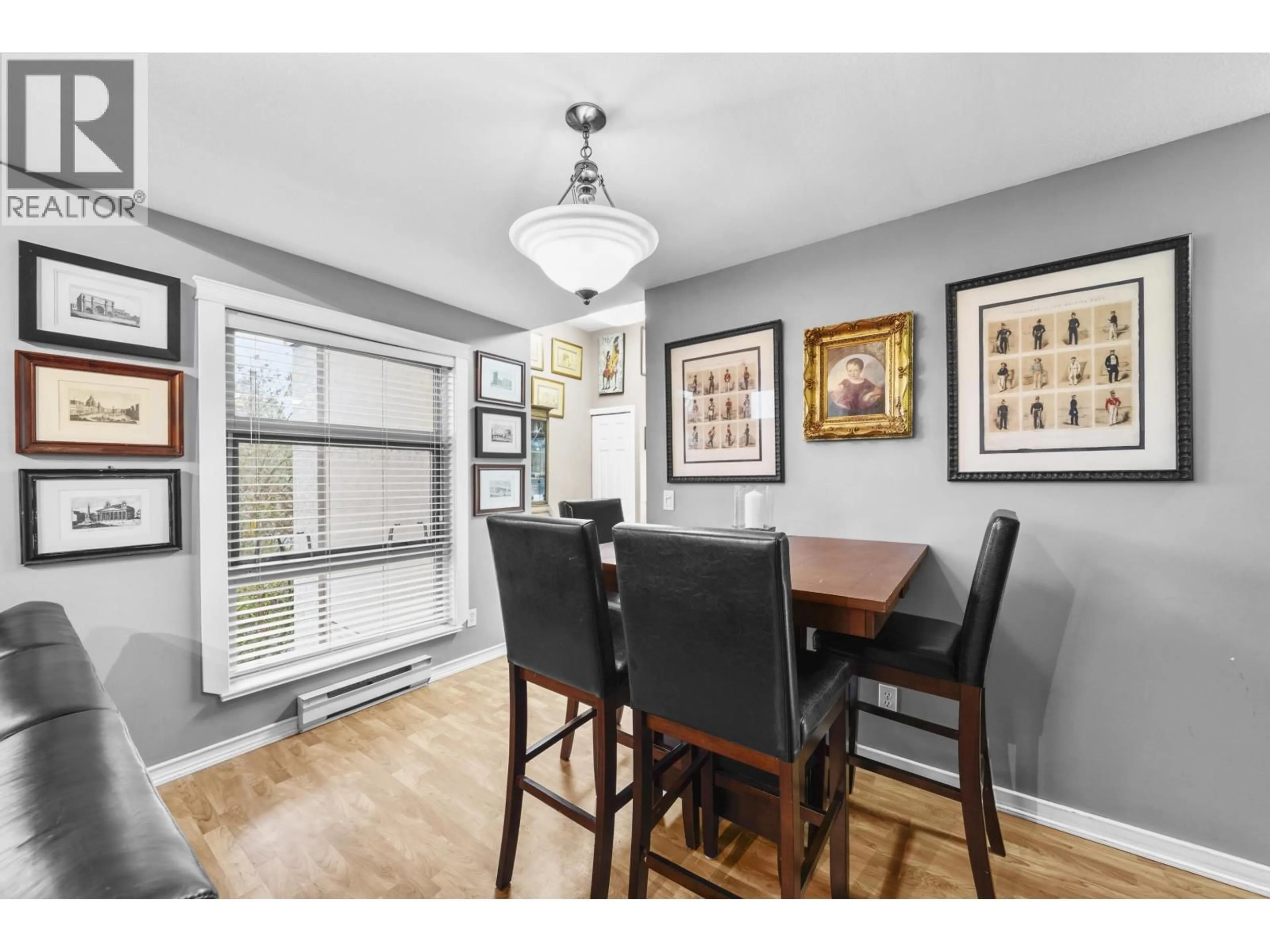 Dining room, wood/laminate floor for 408 - 301 MAUDE ROAD, Port Moody British Columbia V3H5B1