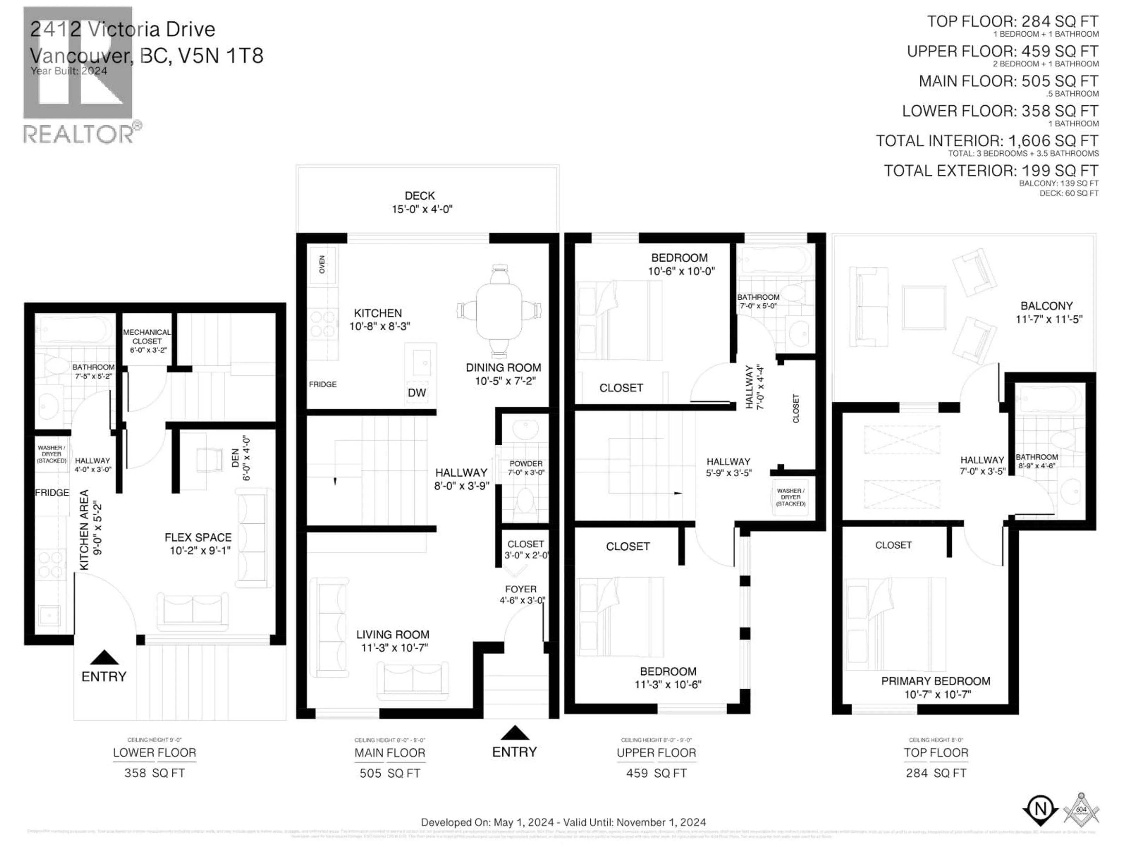 Floor plan for 2412 VICTORIA DRIVE, Vancouver British Columbia V5N1T8