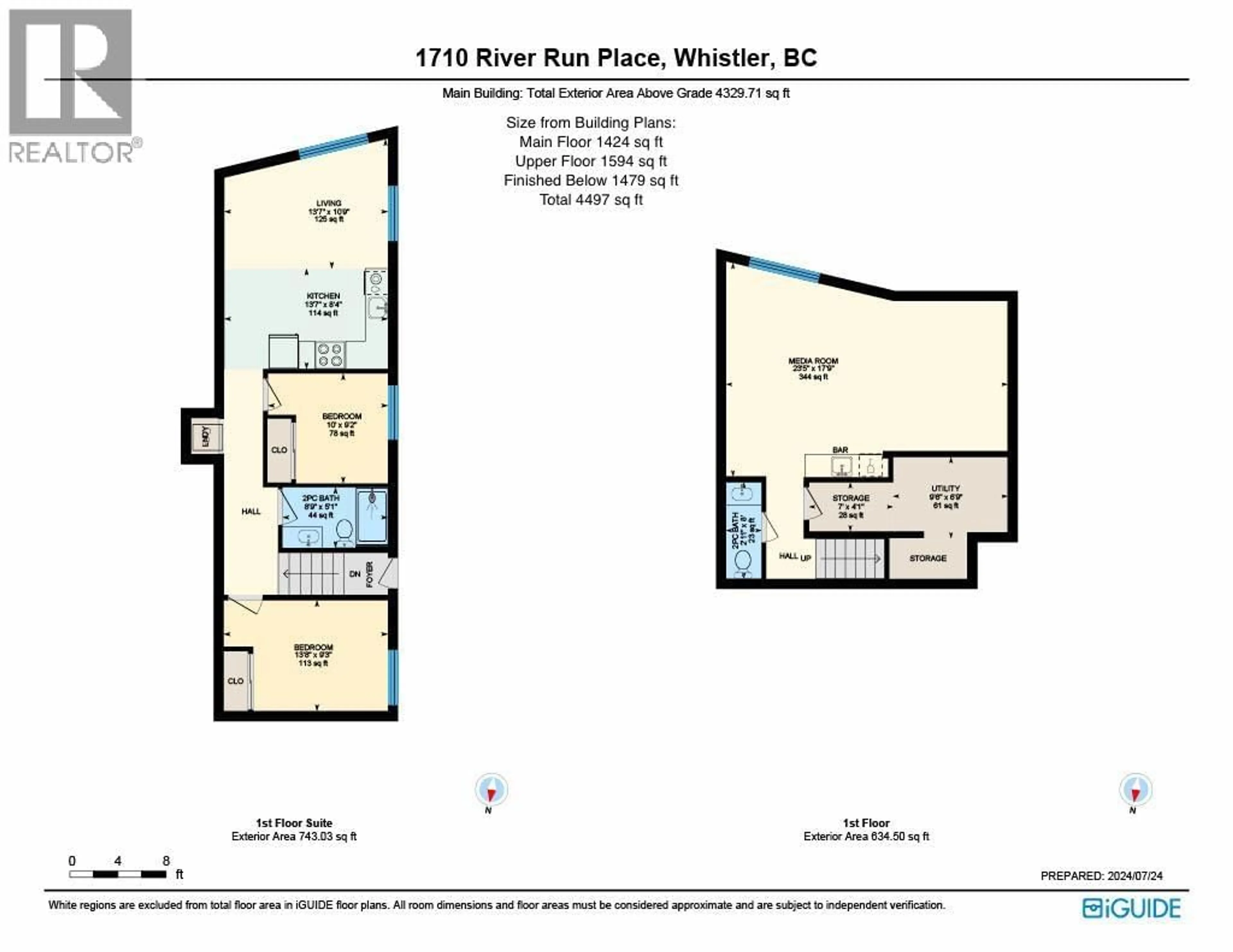 Floor plan for 1710 RIVER RUN PLACE, Whistler British Columbia V8E1P4