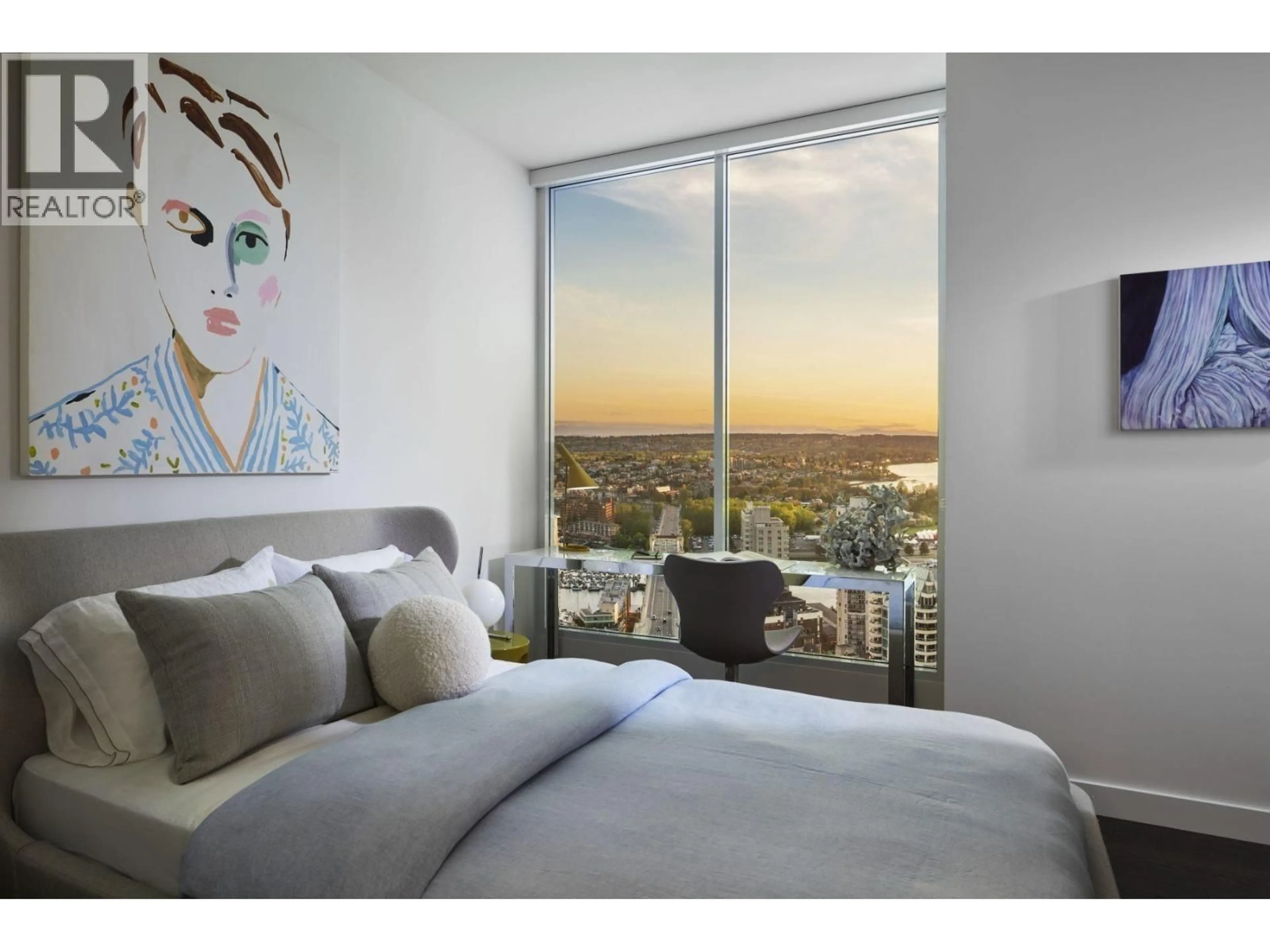 Bedroom with bed, unknown for 3403 - 1277 HORNBY STREET, Vancouver British Columbia V6Z1W2