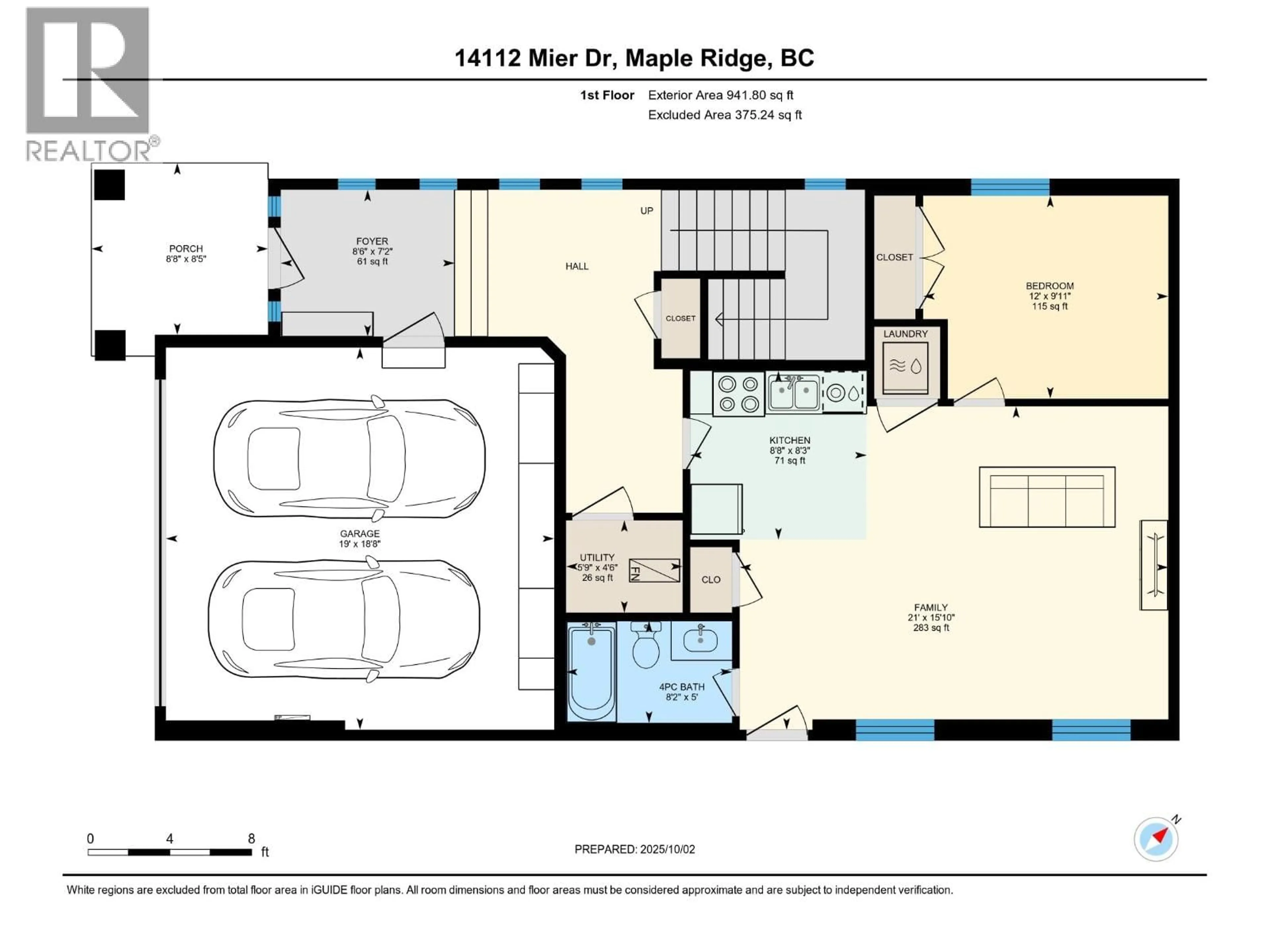Floor plan for 14112 MIER DRIVE, Maple Ridge British Columbia V4R0G9