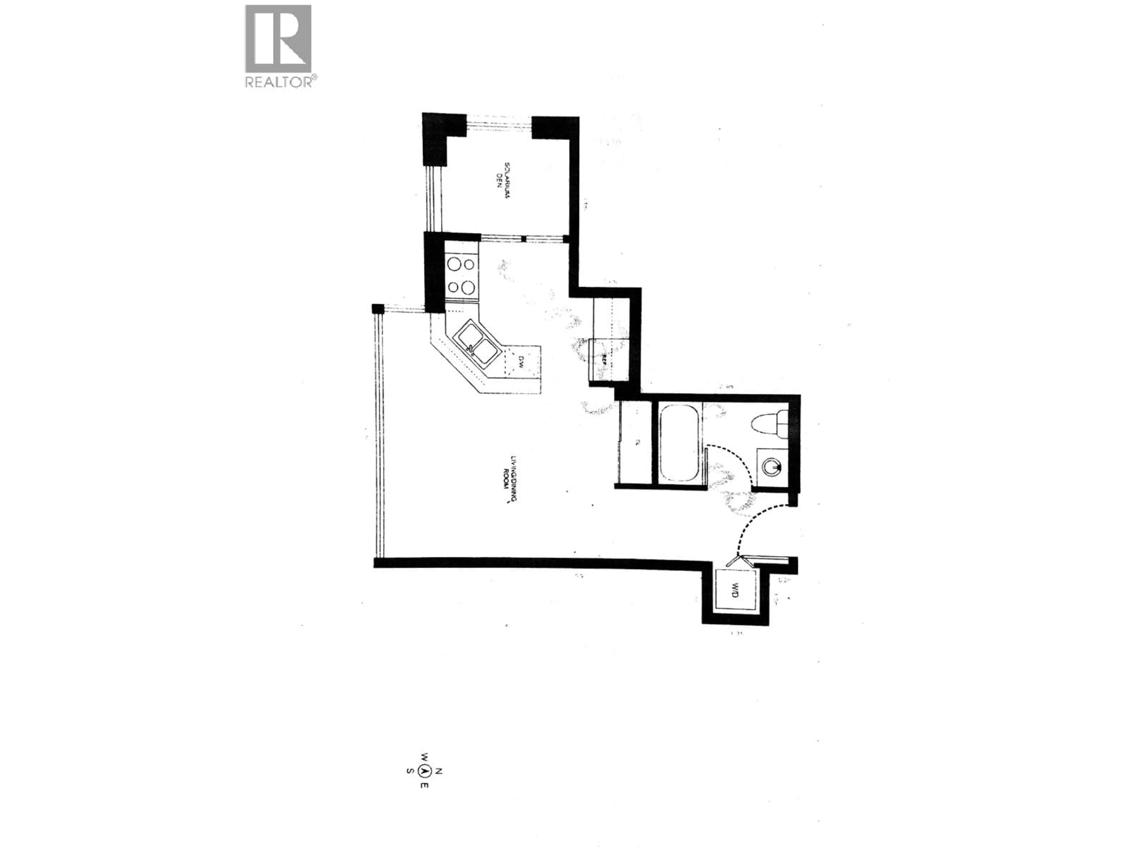Floor plan for 802 - 1367 ALBERNI STREET, Vancouver British Columbia V6E4R9