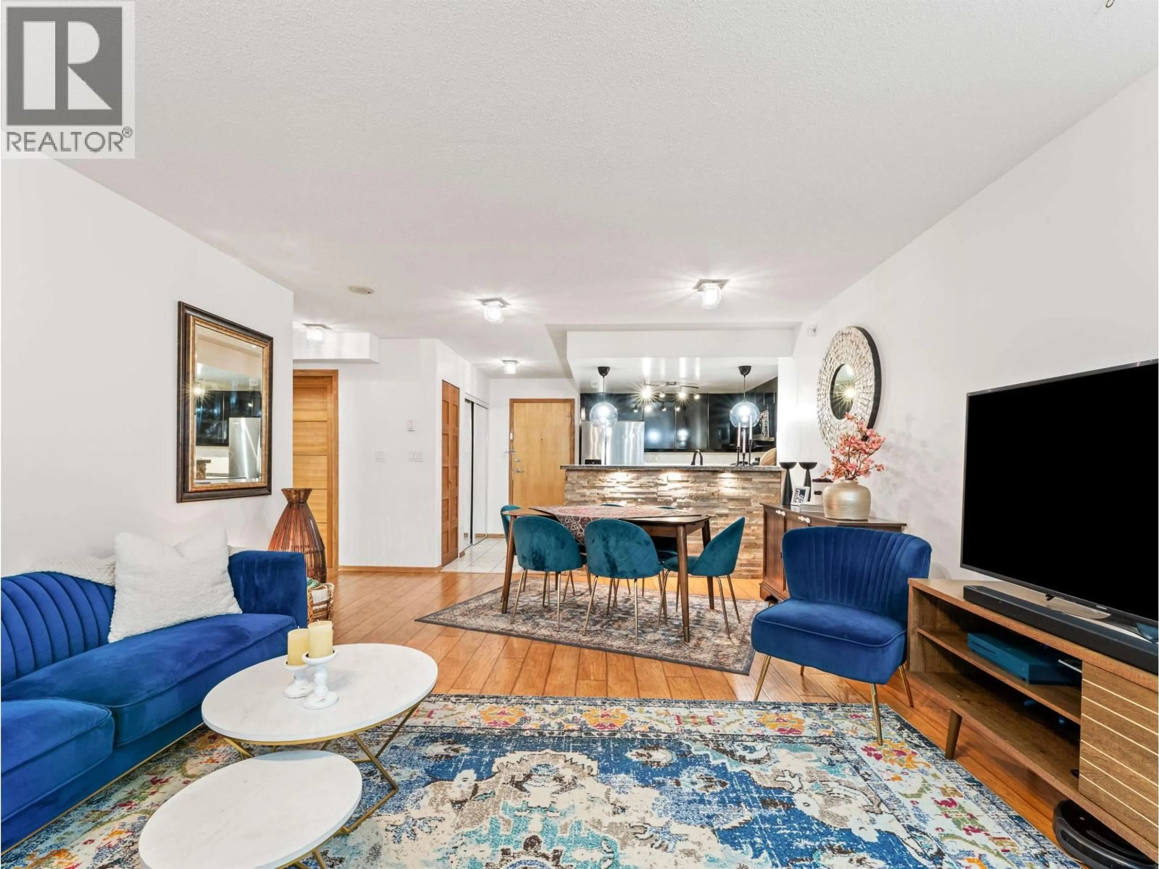 Living room with furniture, unknown for 306 - 1328 PENDER STREET, Vancouver British Columbia V6E4T1