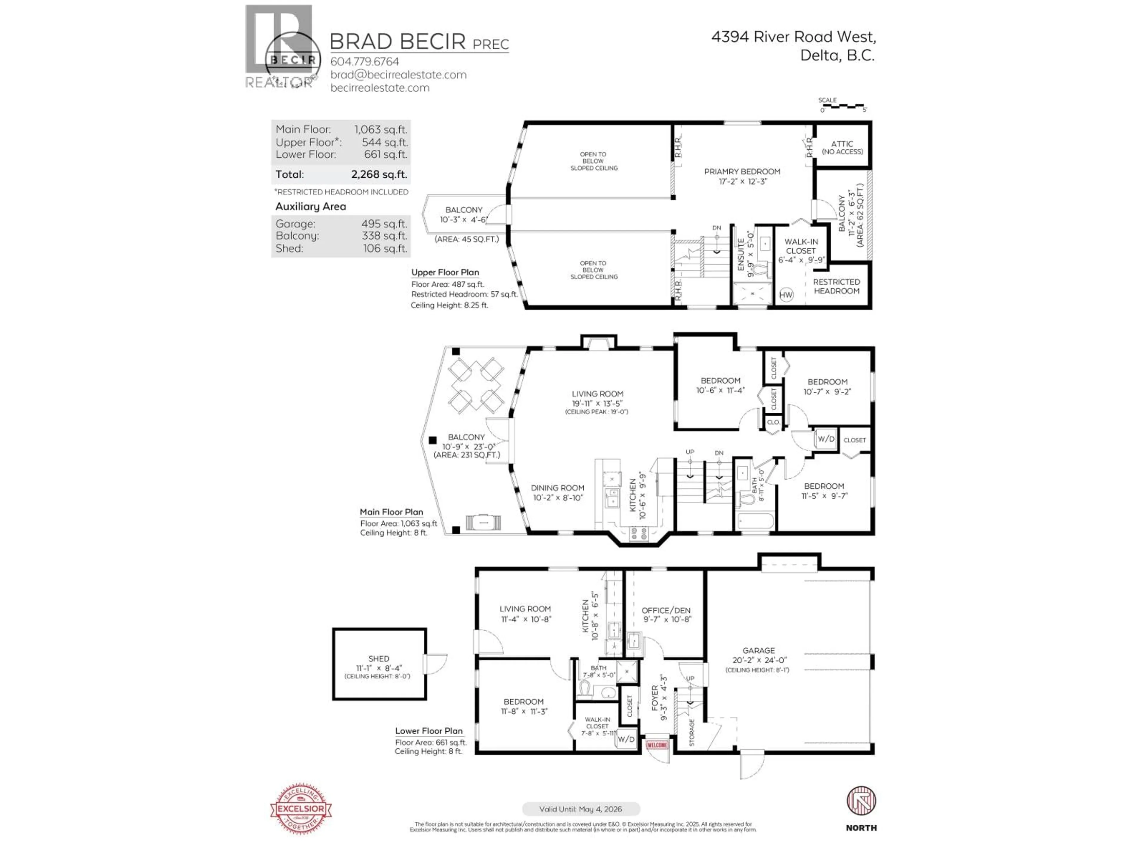 Floor plan for 4394 RIVER ROAD, Delta British Columbia V4K1S2