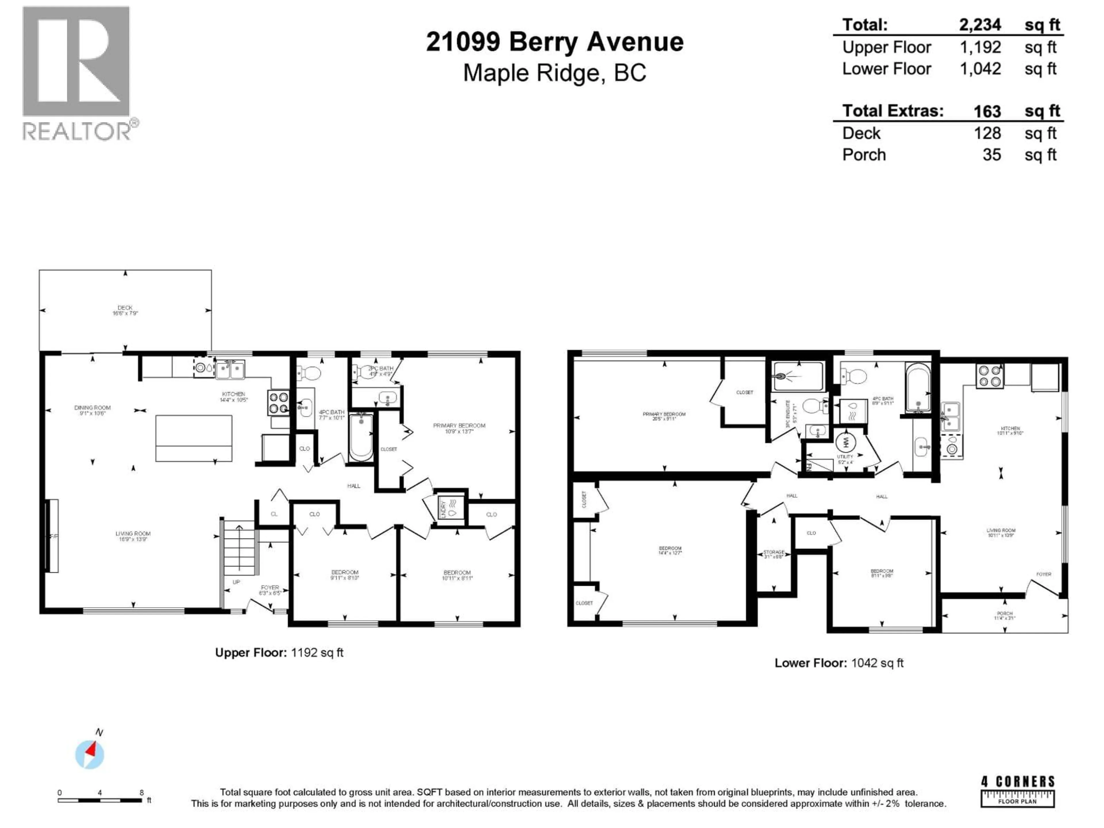 Floor plan for 21099 BERRY AVENUE, Maple Ridge British Columbia V2X7V3
