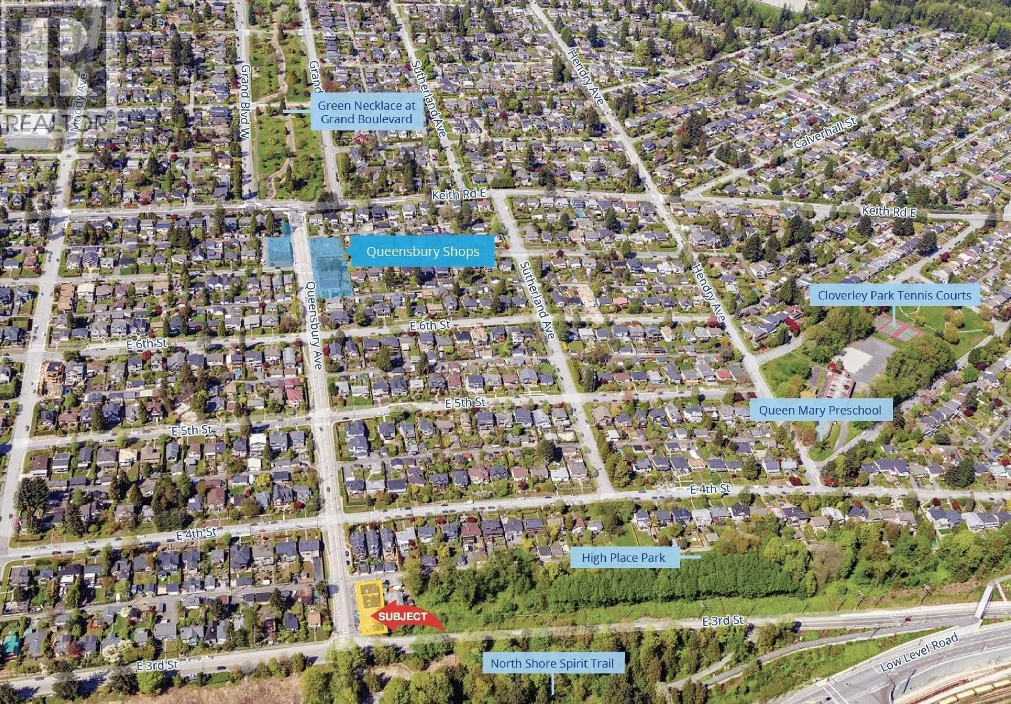 Picture of a map for 808 3RD STREET, North Vancouver British Columbia V7L1H1