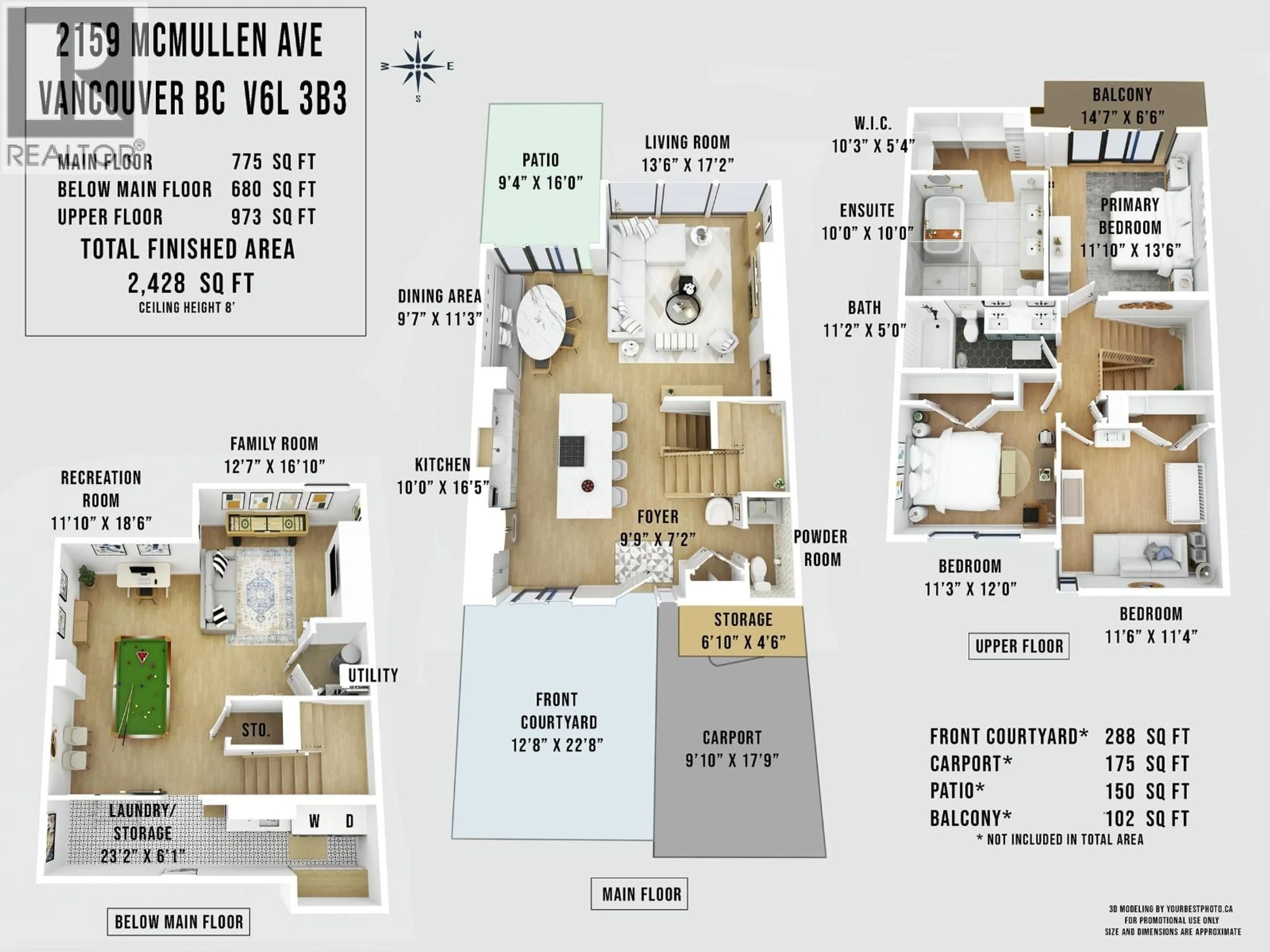 Floor plan for 2159 MCMULLEN AVENUE, Vancouver British Columbia V6L3B3