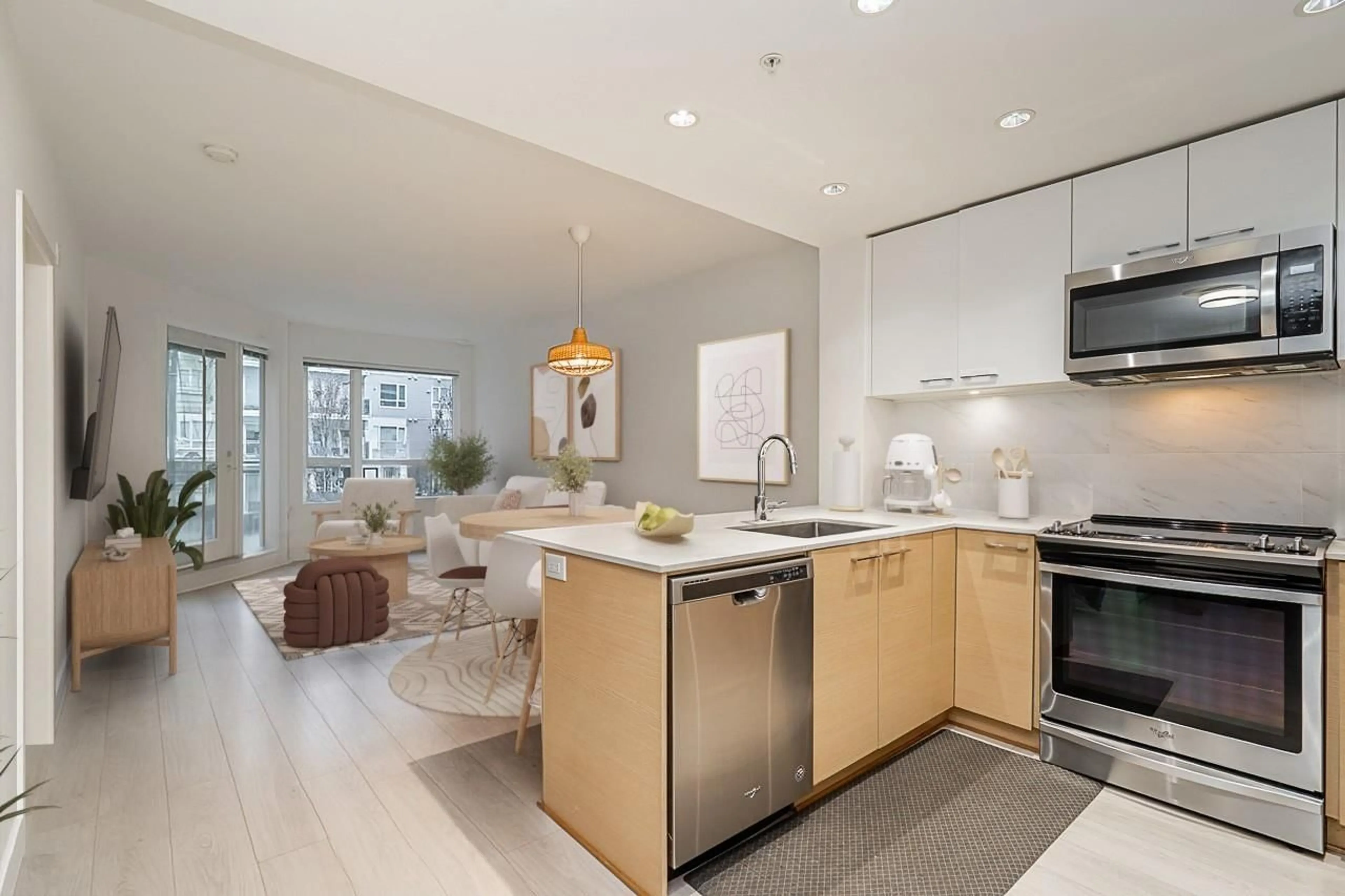 Open concept kitchen, unknown for 205 - 10581 140 STREET, Surrey British Columbia V3T0M7