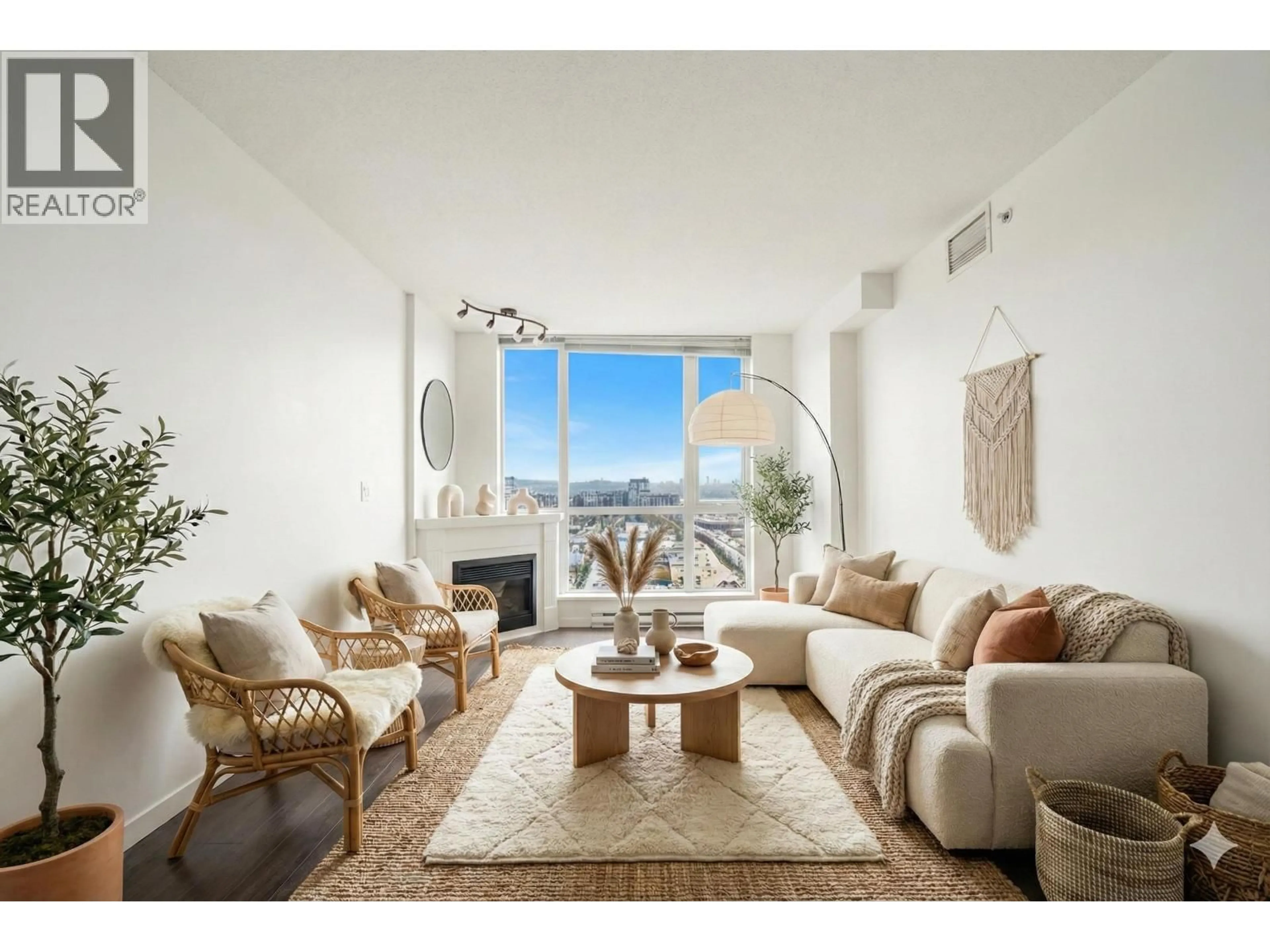 Living room with furniture, unknown for 2102 - 188 ESPLANADE STREET, North Vancouver British Columbia V7L4Y1