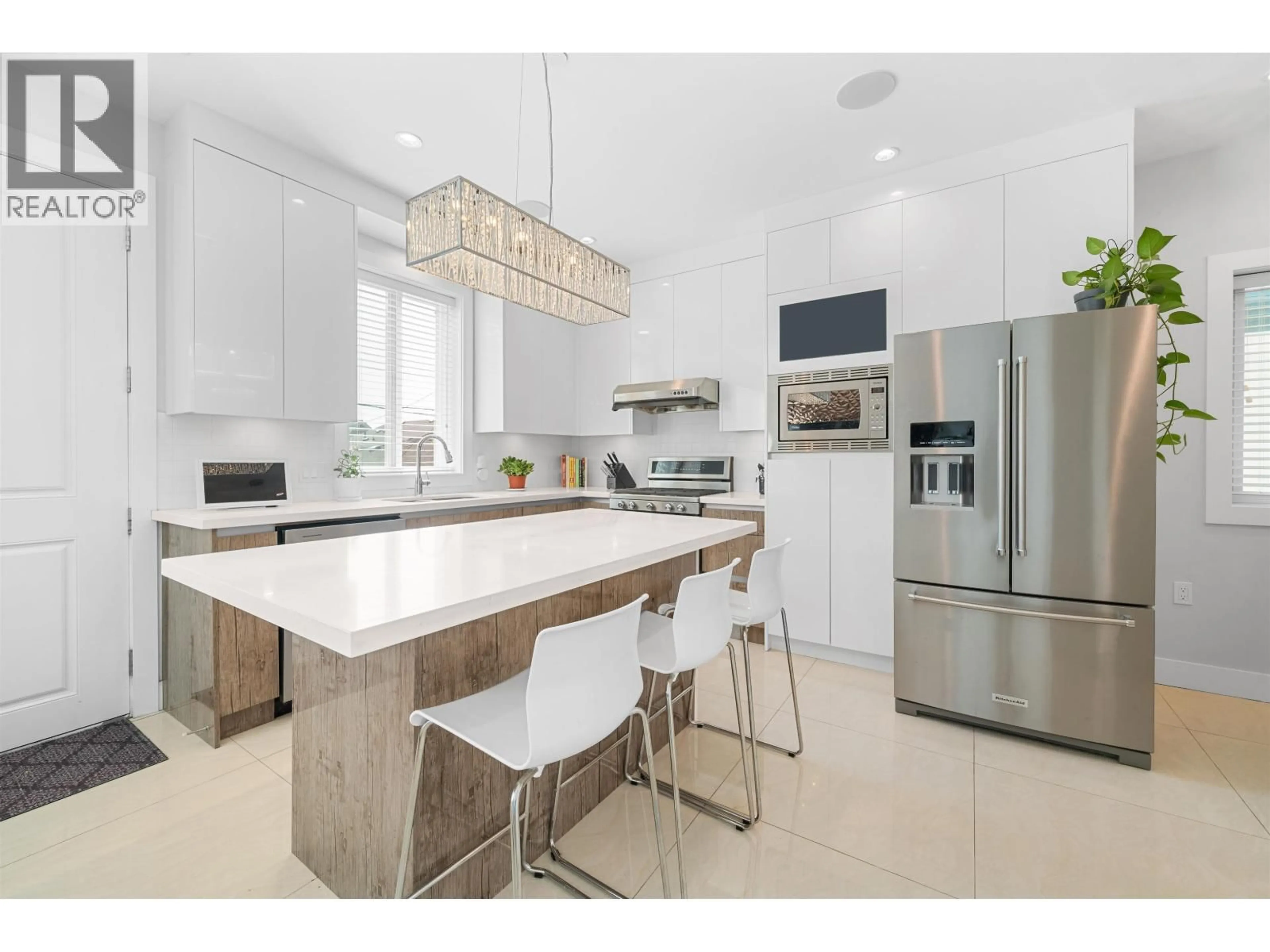 Contemporary kitchen, ceramic/tile floor for 3448 PANDORA STREET, Vancouver British Columbia V5K1W8