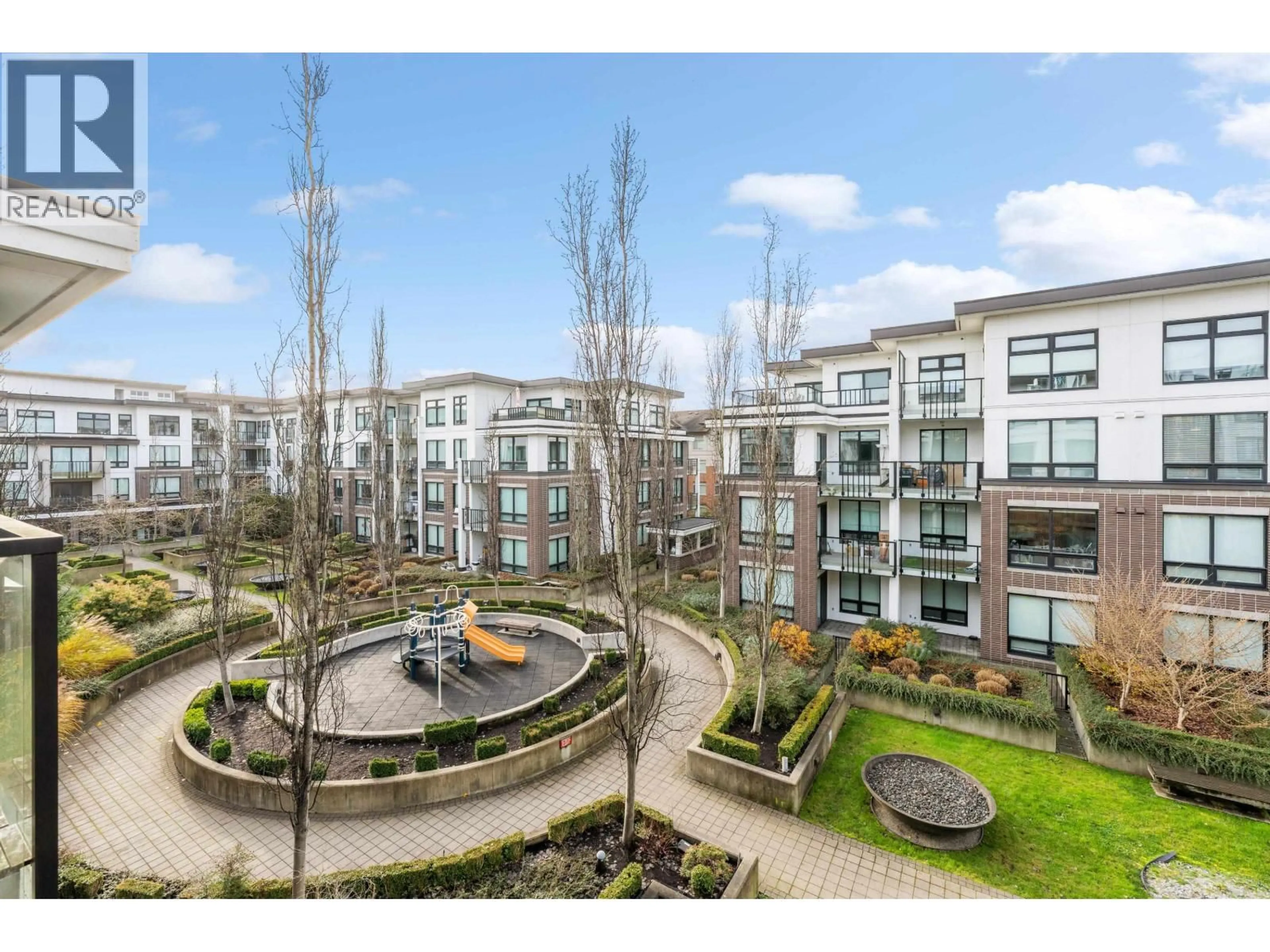 A pic from outside/outdoor area/front of a property/back of a property/a pic from drone, unknown for 311 - 9388 ODLIN ROAD, Richmond British Columbia V6X0L5