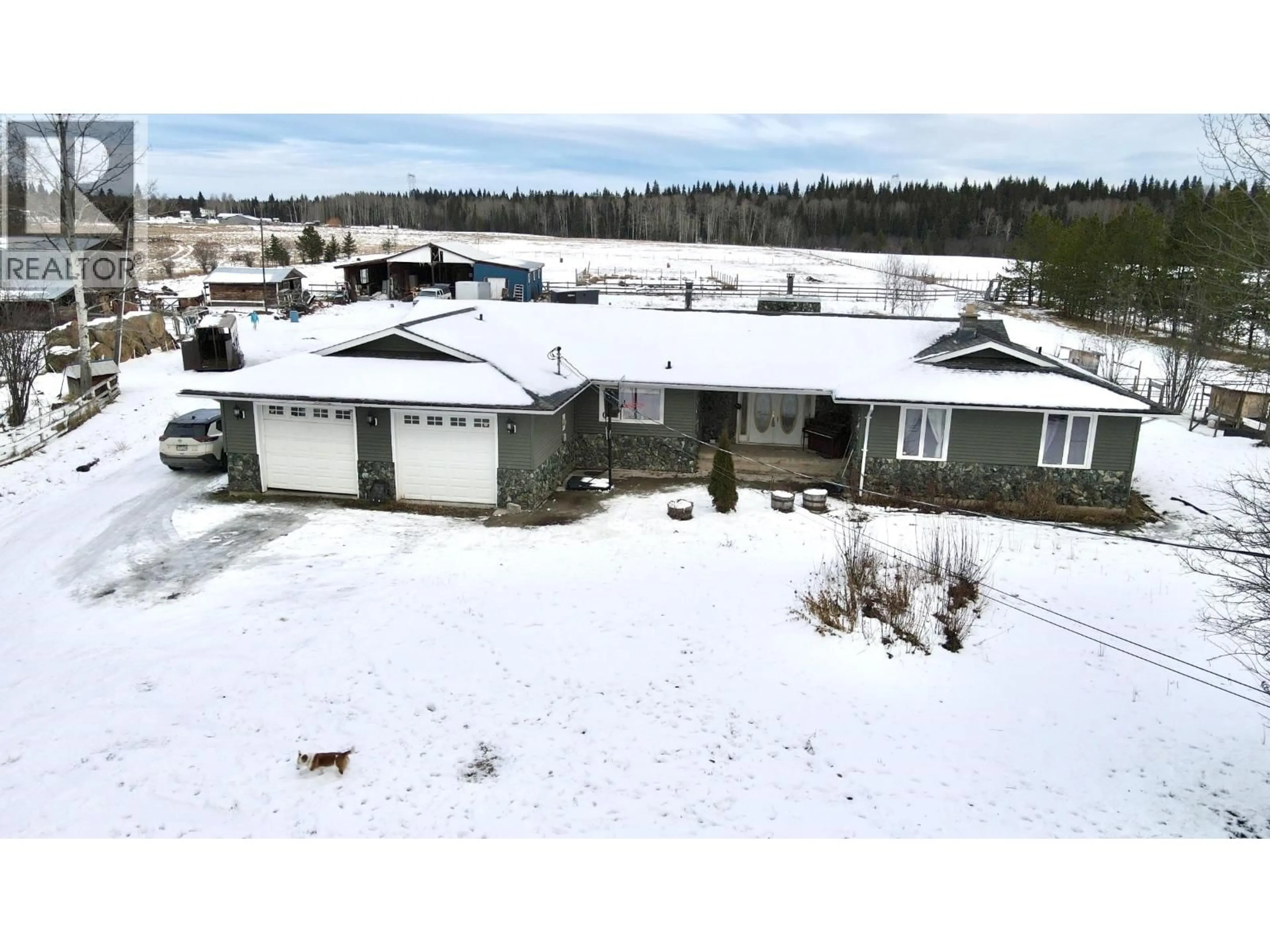 A pic from outside/outdoor area/front of a property/back of a property/a pic from drone, unknown for 13230 WEST BEAVERLEY ROAD, Prince George British Columbia V2N5A6