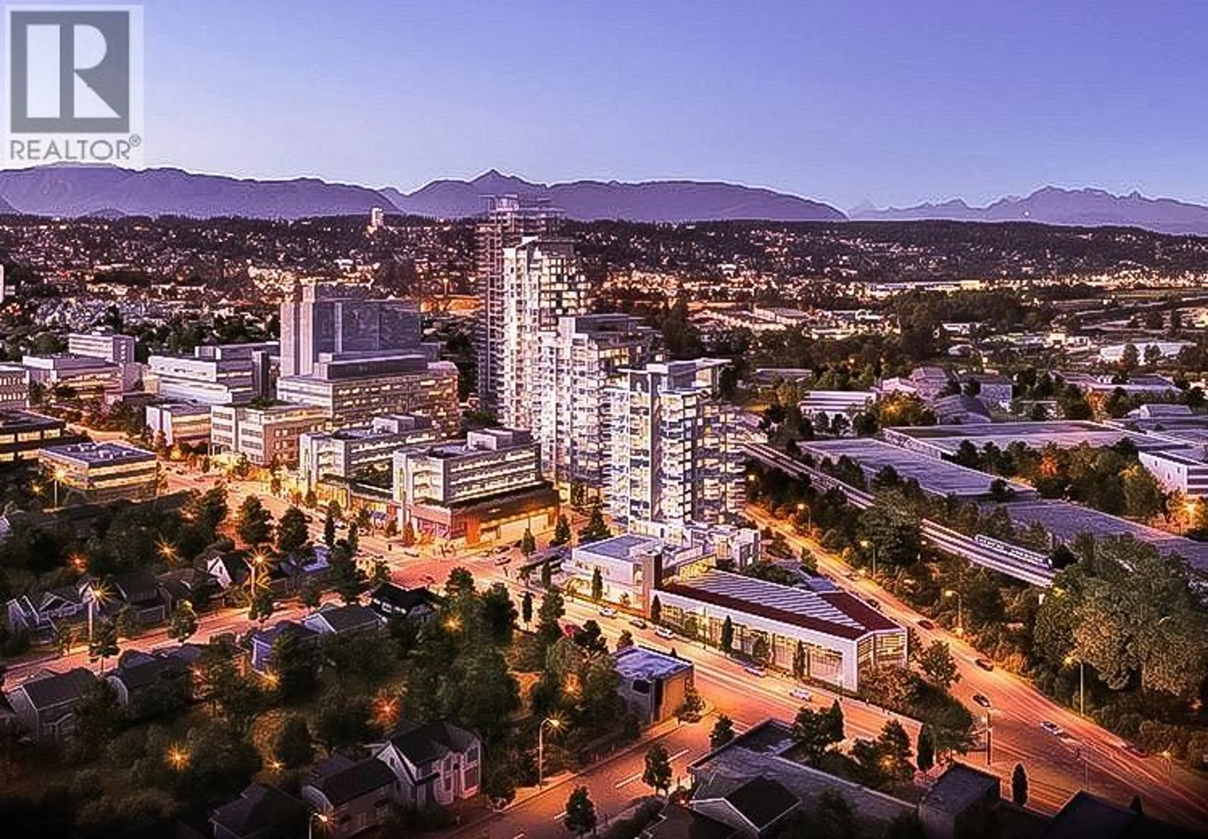 A pic from outside/outdoor area/front of a property/back of a property/a pic from drone, mountain view for 408 - 258 NELSON'S COURT, New Westminster British Columbia V3L0J9