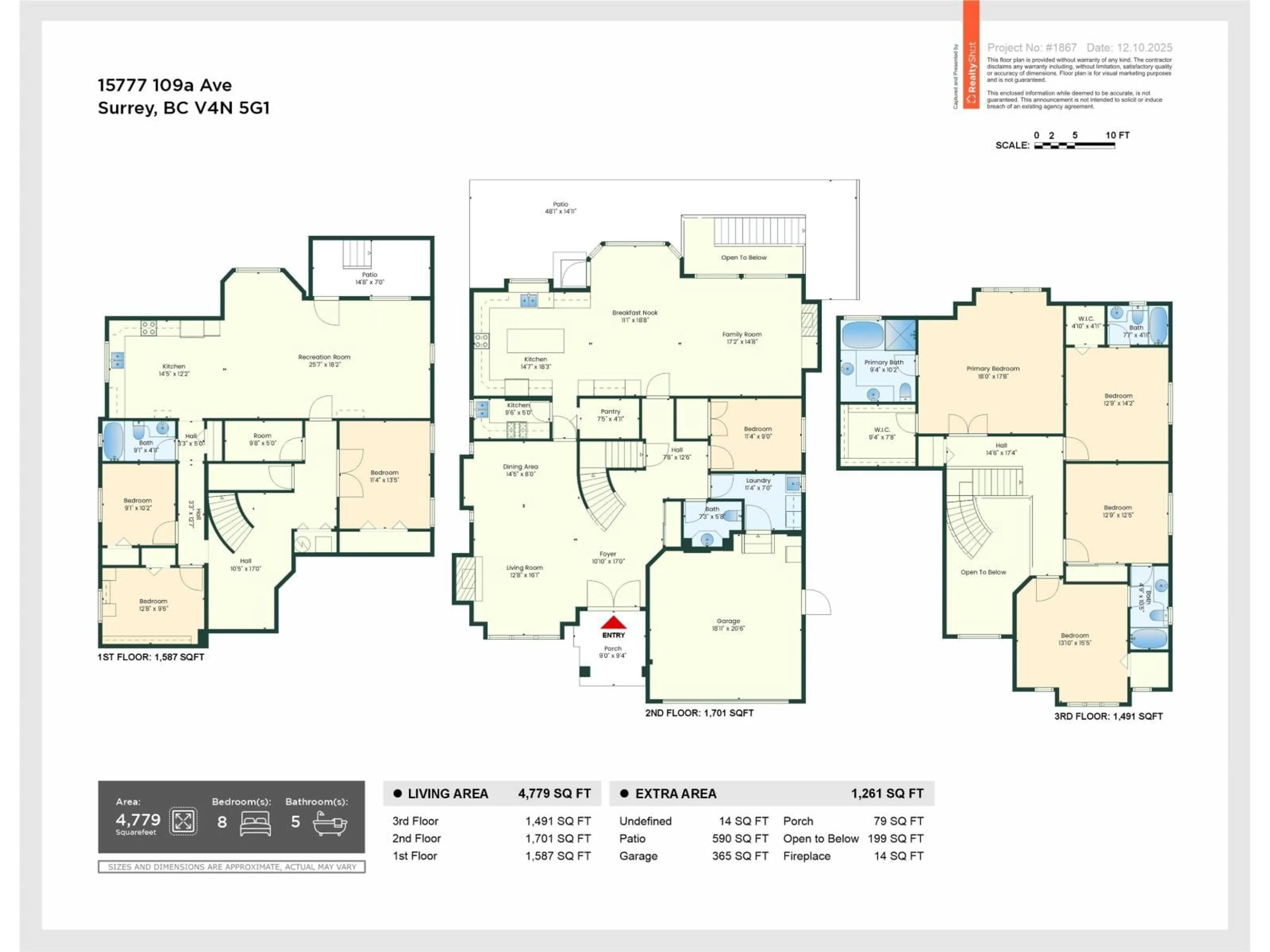 Floor plan for 15777 109A AVENUE, Surrey British Columbia V4N5G1