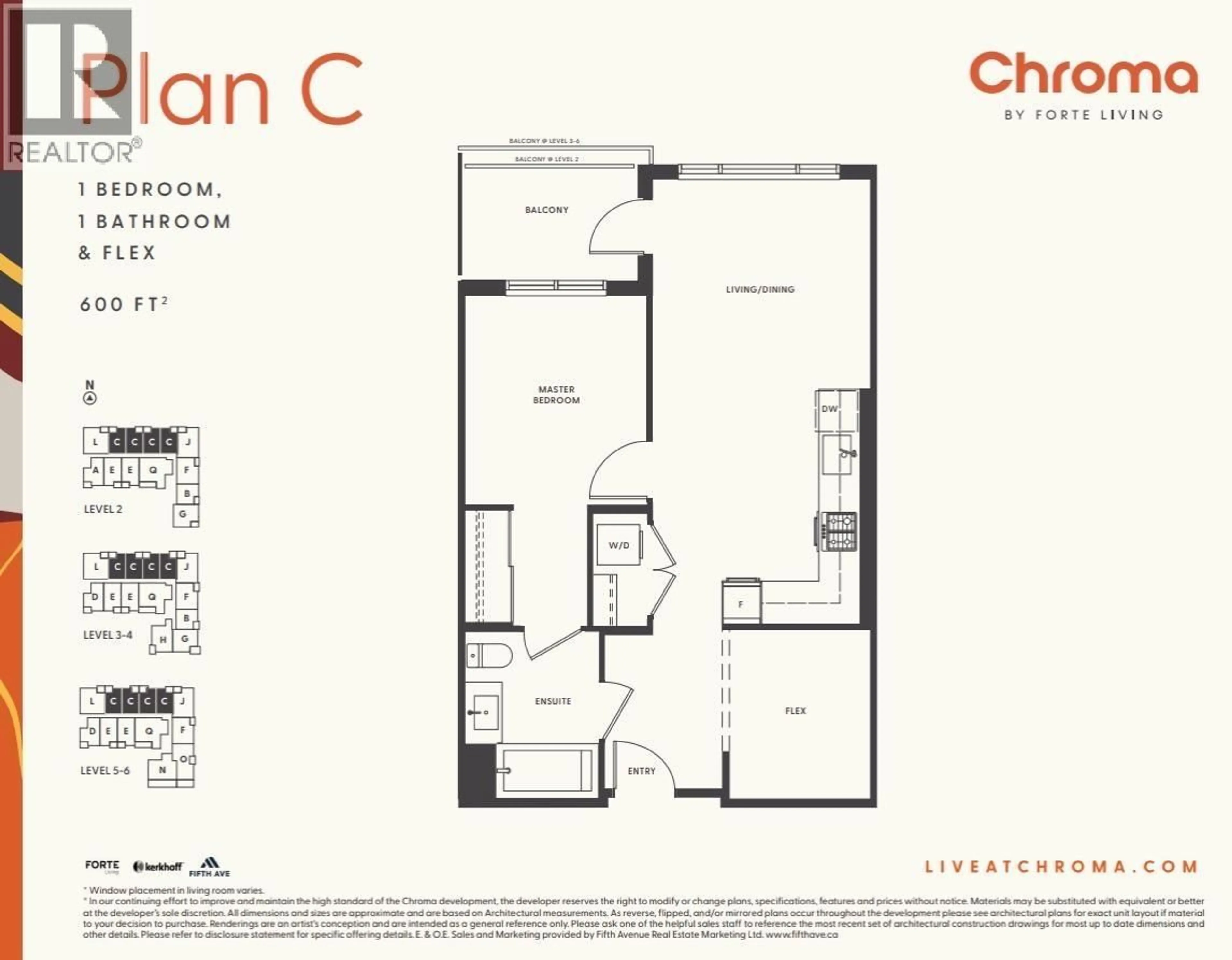 Floor plan for 508 - 111 BULLER STREET, Port Moody British Columbia V0V0V0