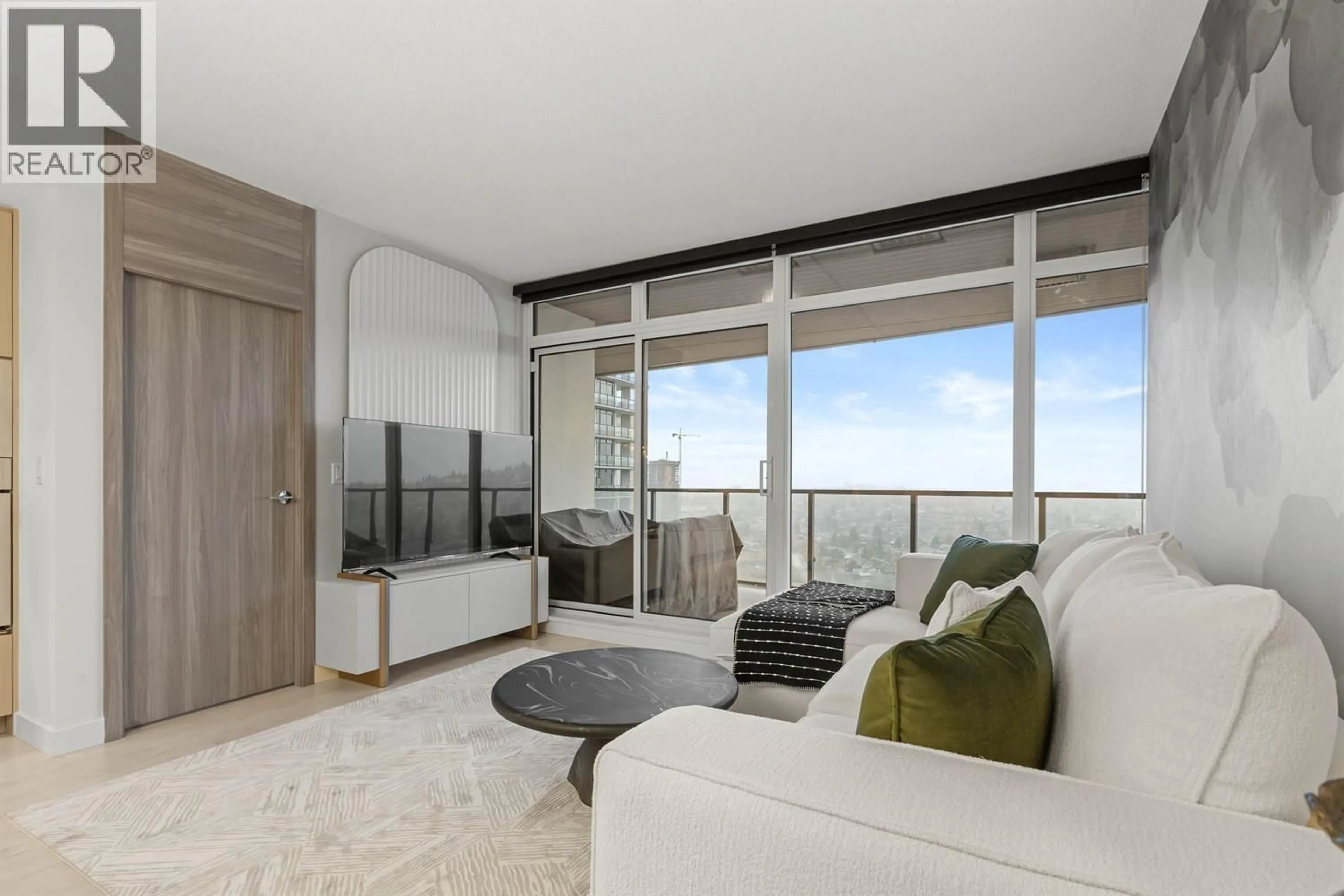 Living room with furniture, unknown for 3203 - 4880 LOUGHEED HIGHWAY, Burnaby British Columbia V5C0N1