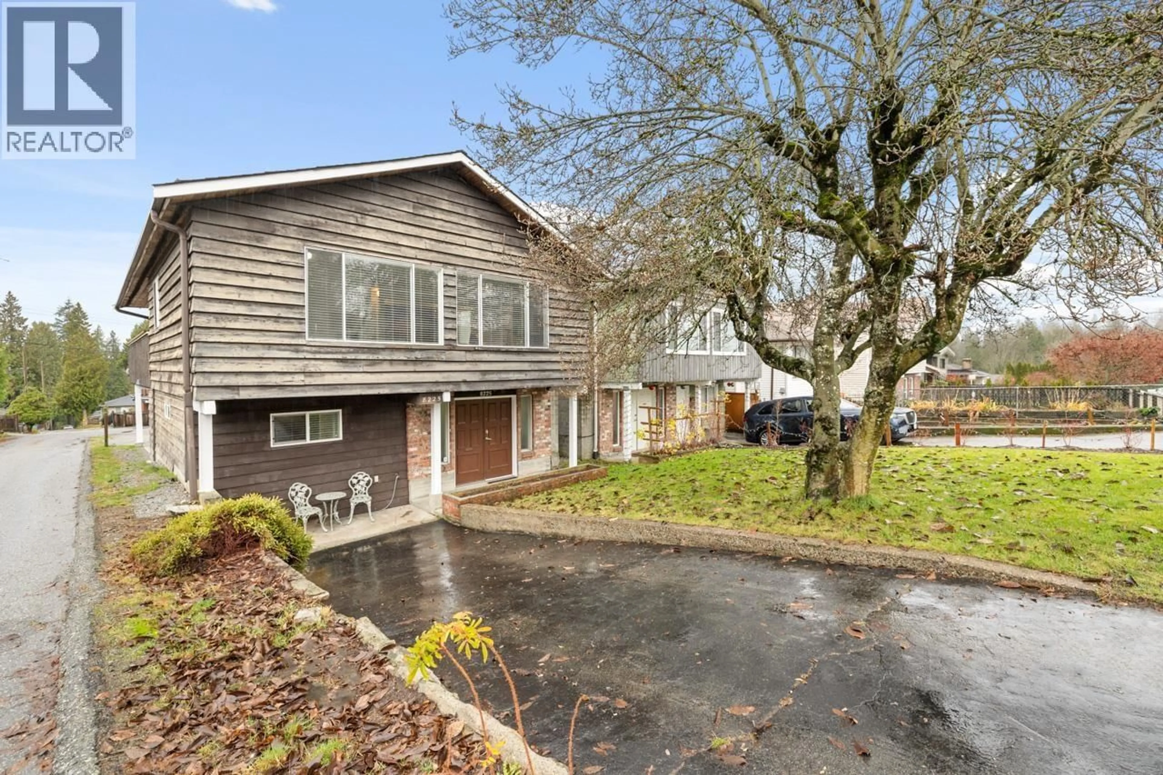 A pic from outside/outdoor area/front of a property/back of a property/a pic from drone, street for 8225 18TH AVENUE, Burnaby British Columbia V3N1K4