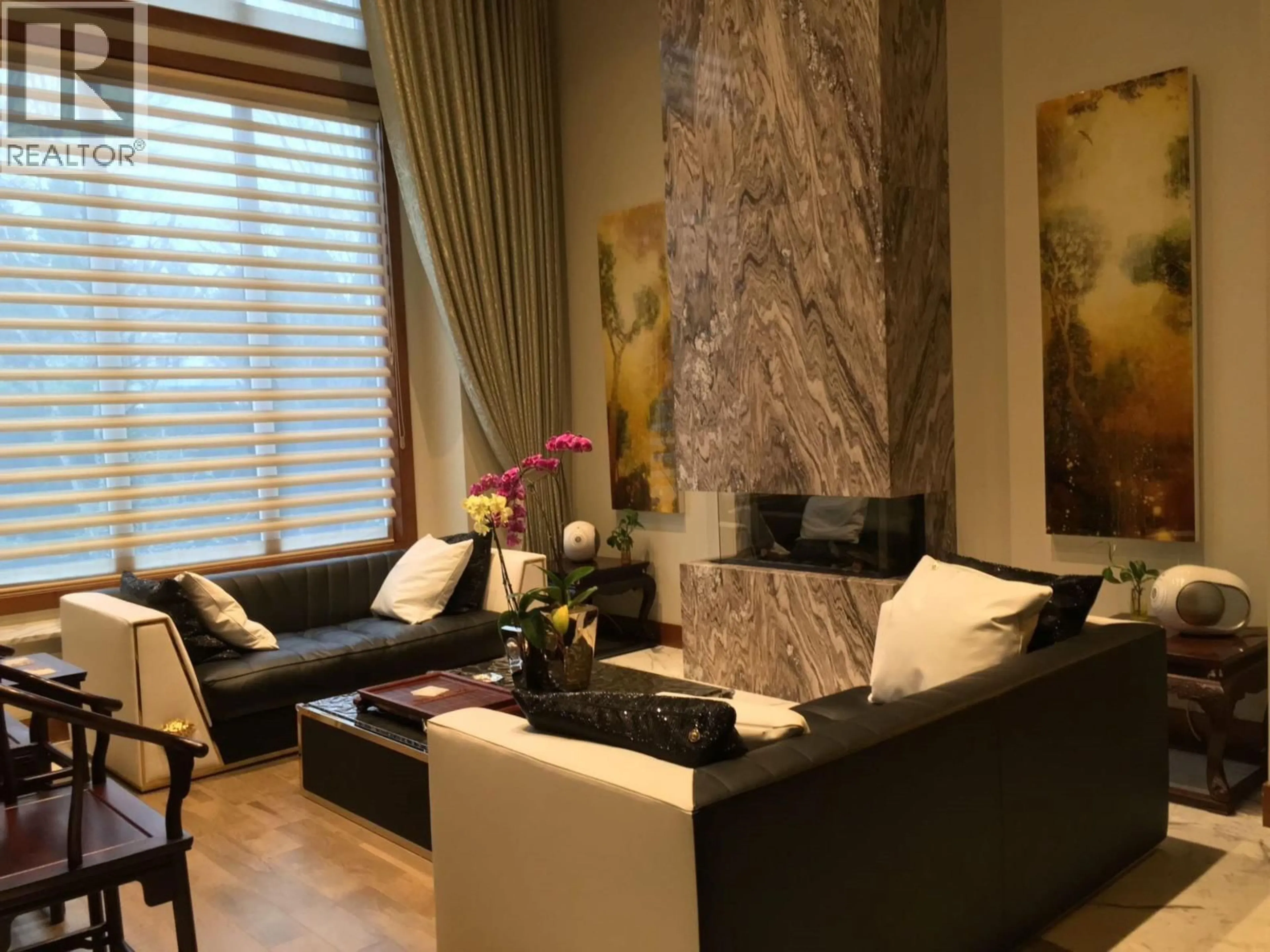 Living room with furniture, wood/laminate floor for 7928 GOLDSTREAM PLACE, Richmond British Columbia V7A1L7