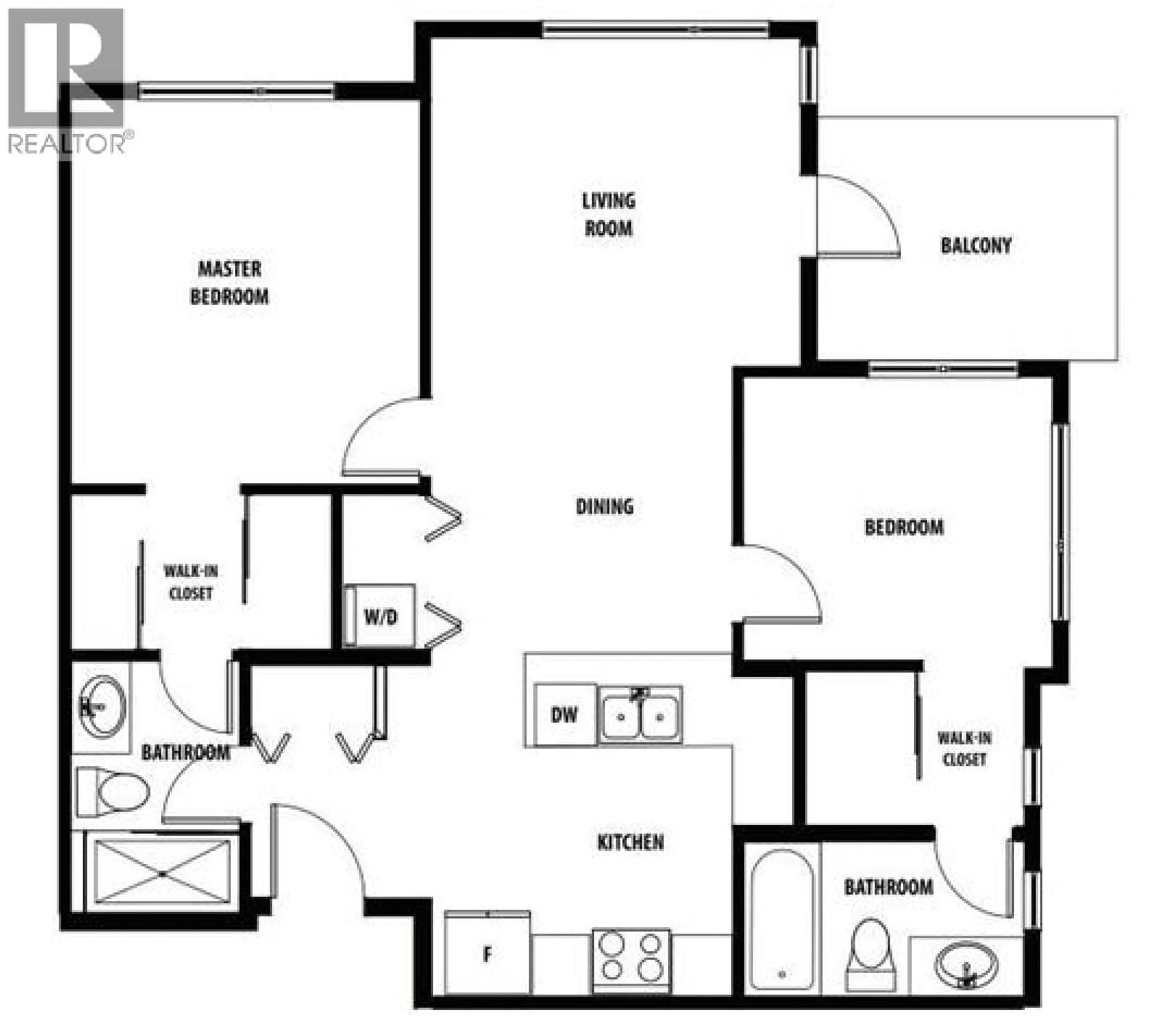 Floor plan for 407 - 22315 122 AVENUE, Maple Ridge British Columbia V2X4K7