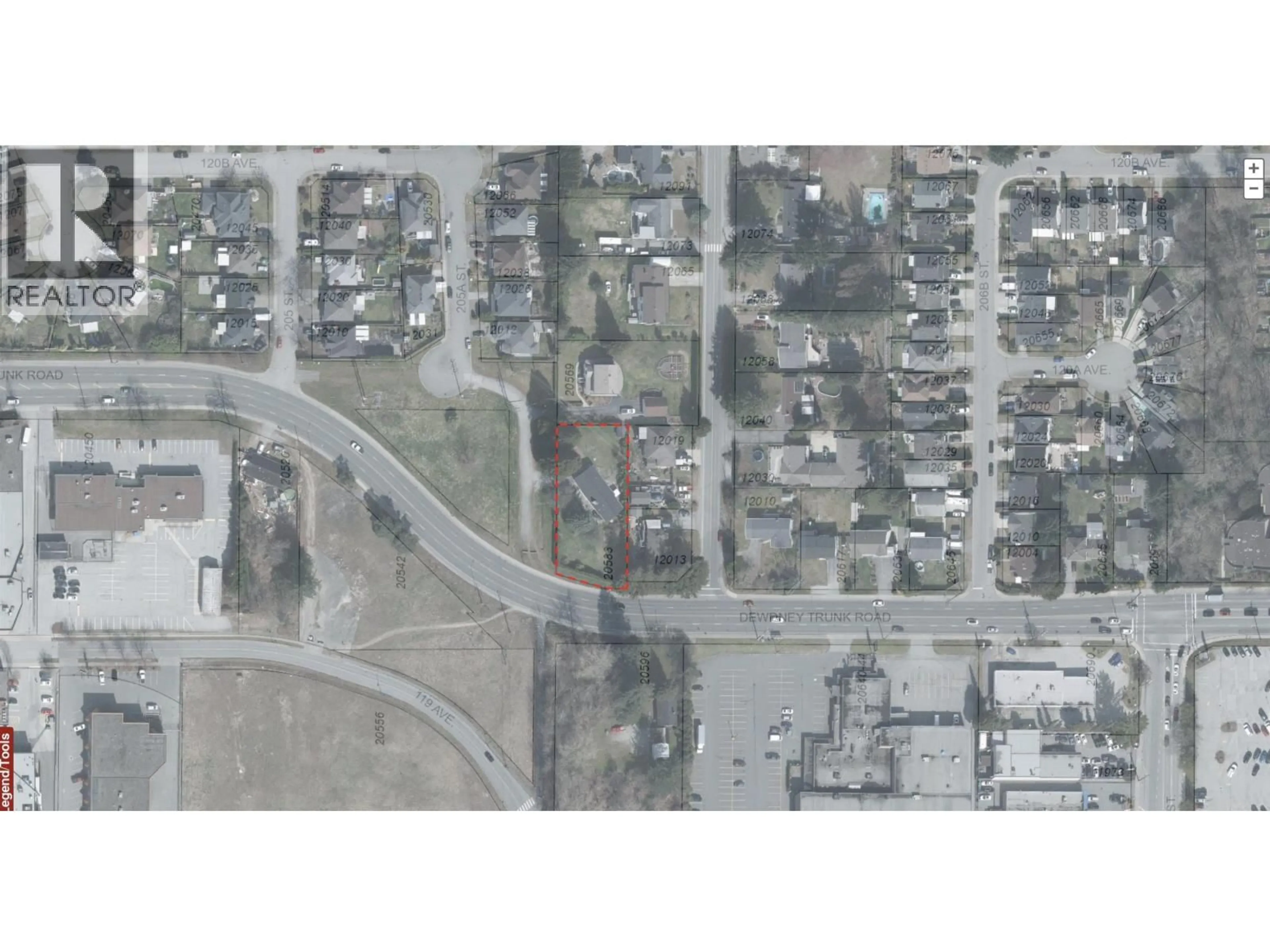 Picture of a map for 20583 DEWDNEY TRUNK ROAD, Maple Ridge British Columbia V2X3E2