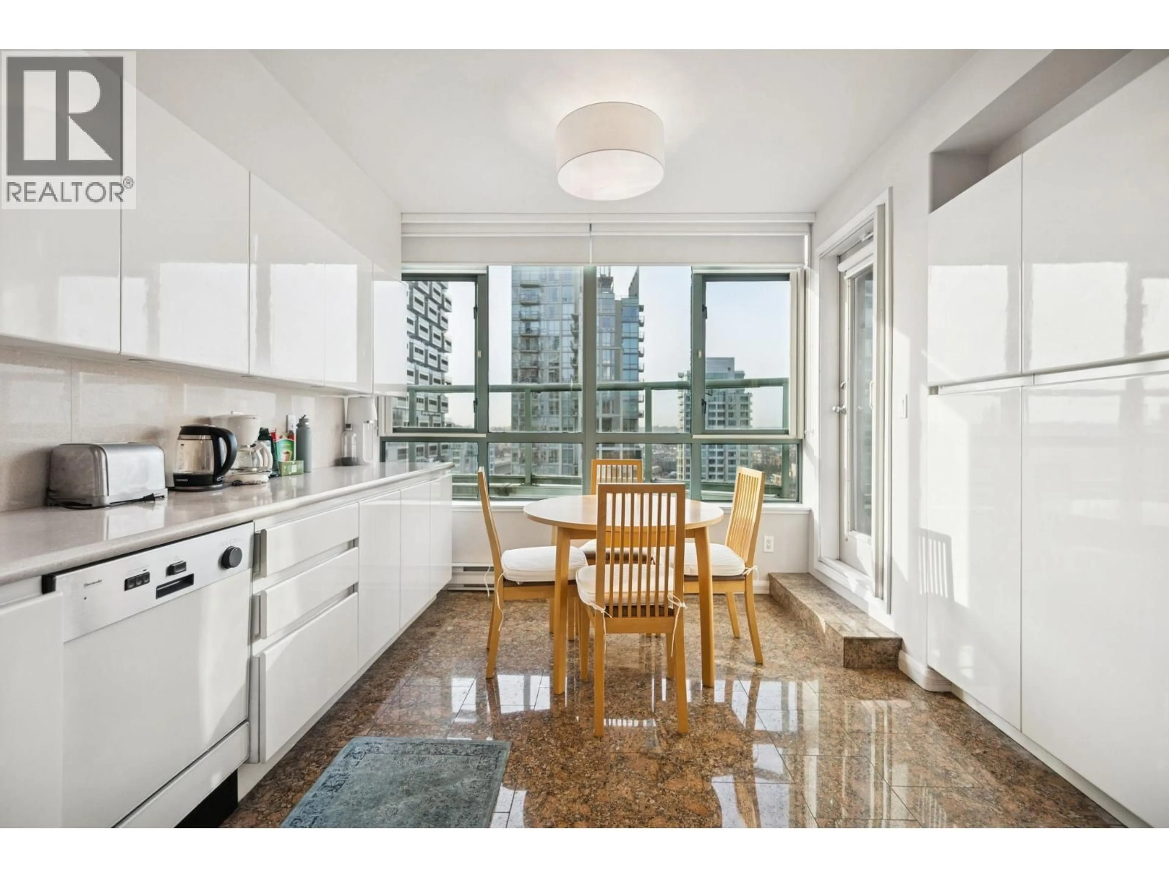 Standard kitchen, ceramic/tile floor for PH 3-4 - 1383 HOWE STREET, Vancouver British Columbia V6Z2R5